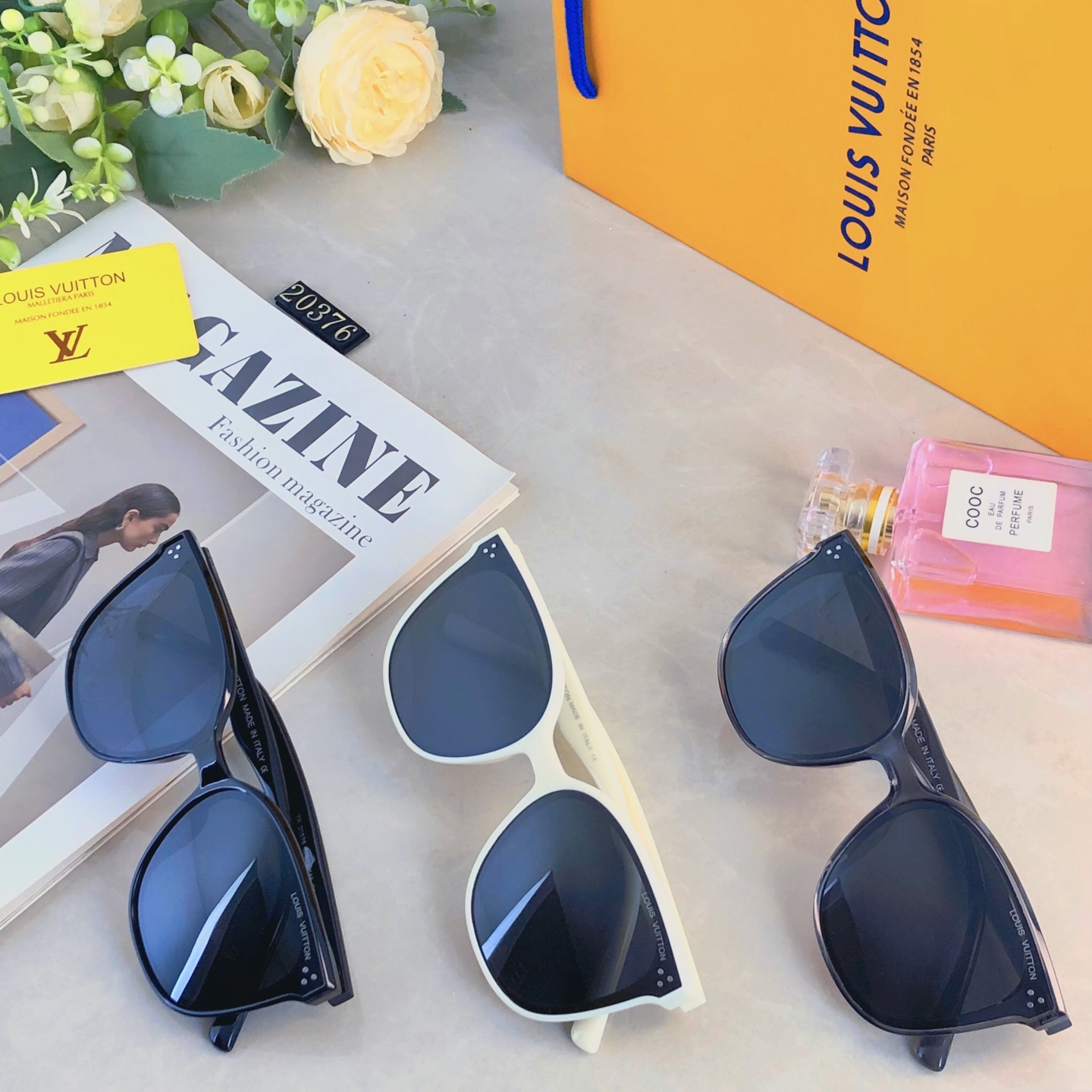 🔥🔥Louis vuitto*墨镜个性潮流网红明星街拍防紫外线旅游眼镜情侣太阳镜