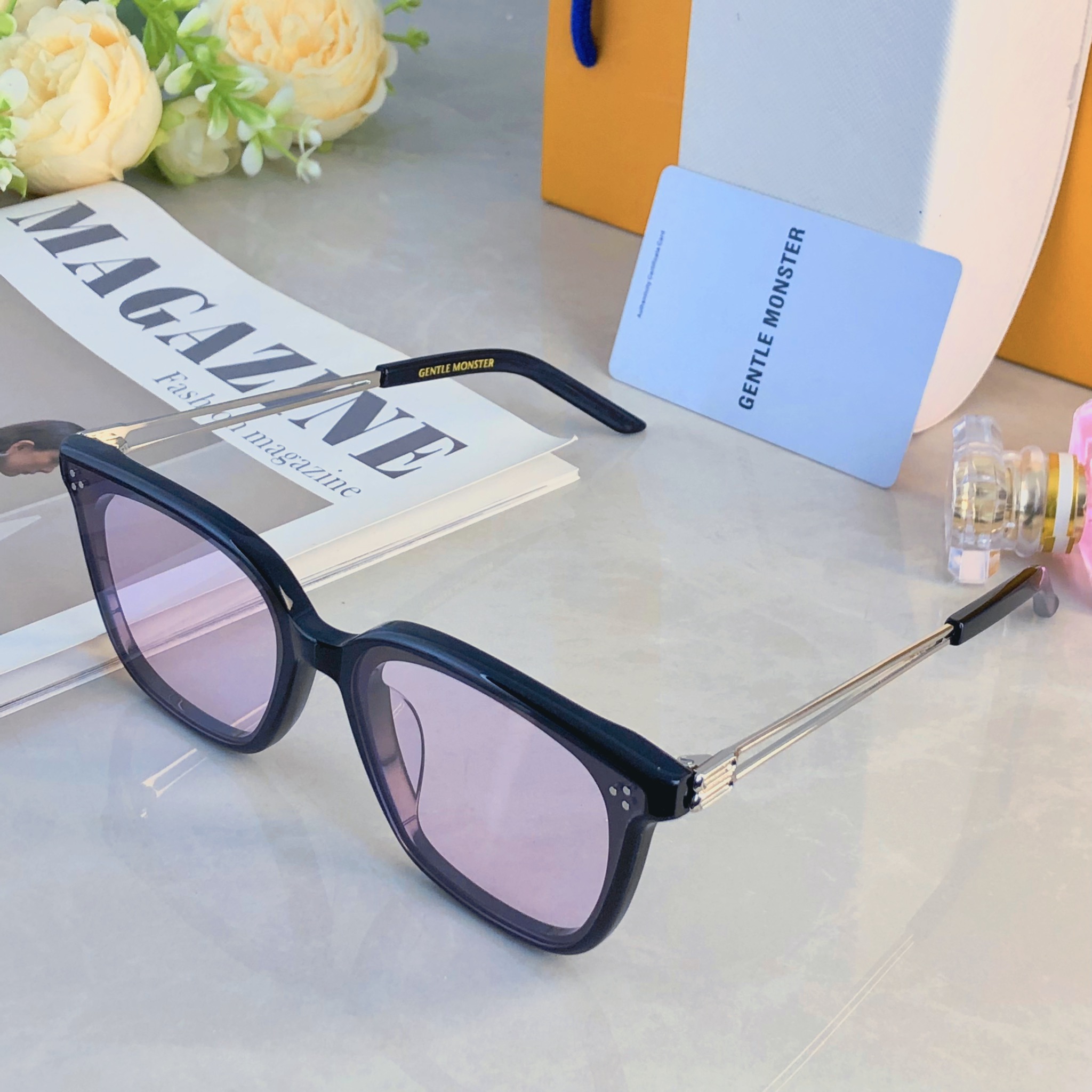 🔥🔥韩版方形大框墨镜女大脸显脸小遮阳高级感遮阳太阳镜男