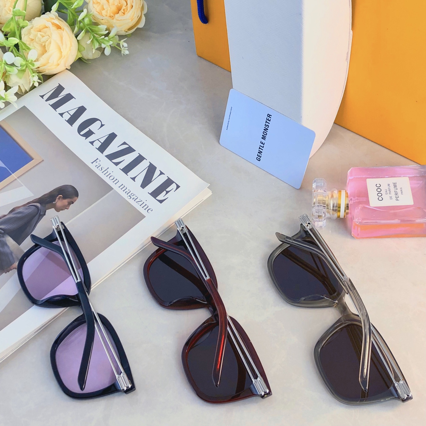 🔥🔥韩版方形大框墨镜女大脸显脸小遮阳高级感遮阳太阳镜男