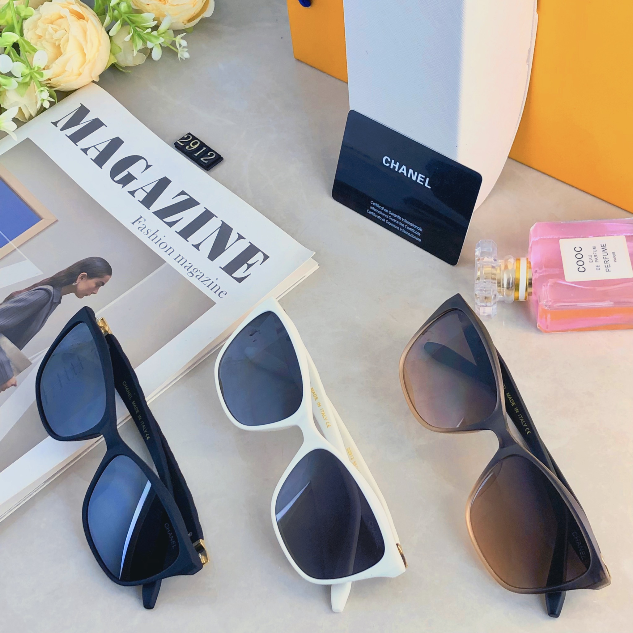 🔥🔥Chane*墨镜高级感2026新款潮复古海边沙滩旅游太阳眼镜防紫外线