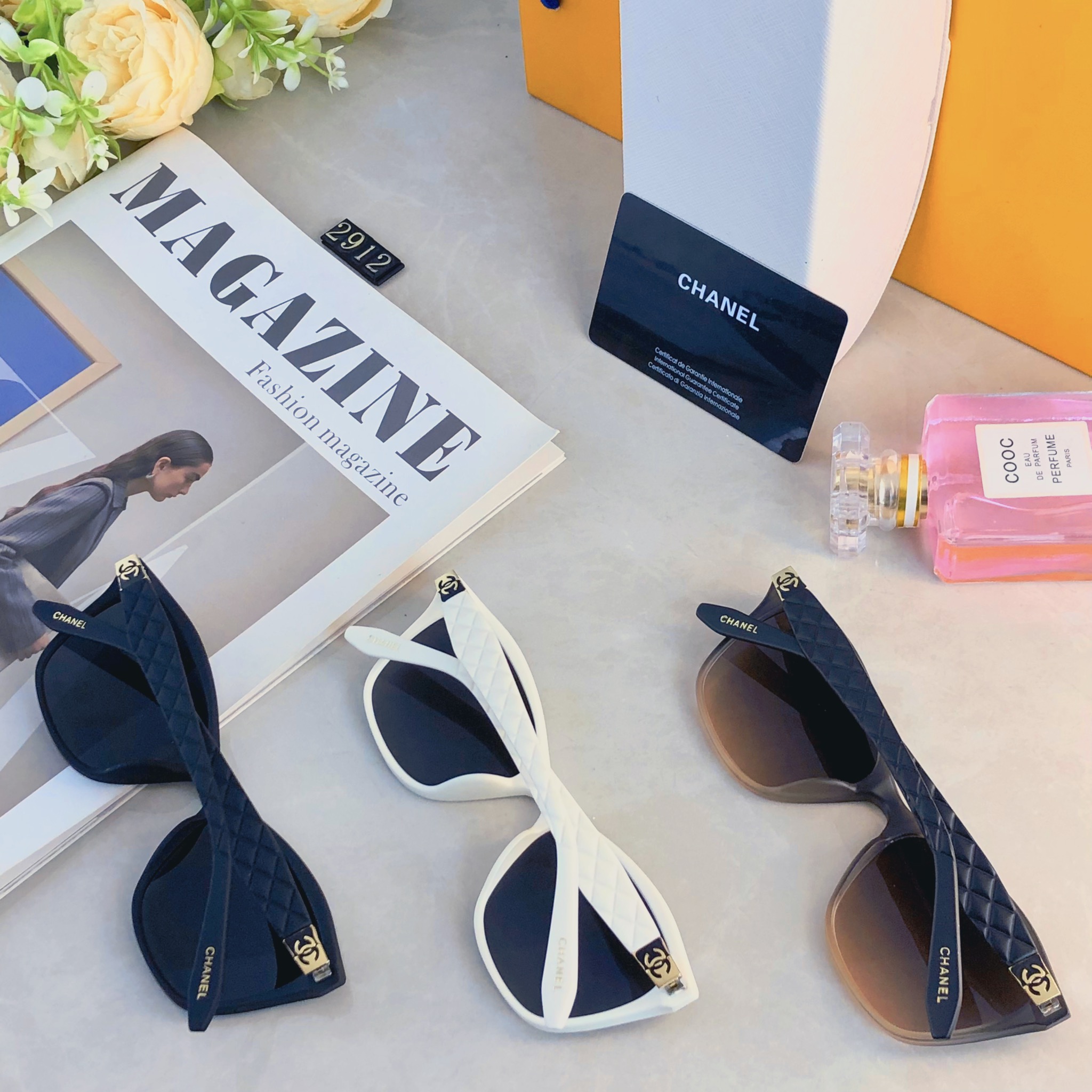 🔥🔥Chane*墨镜高级感2026新款潮复古海边沙滩旅游太阳眼镜防紫外线