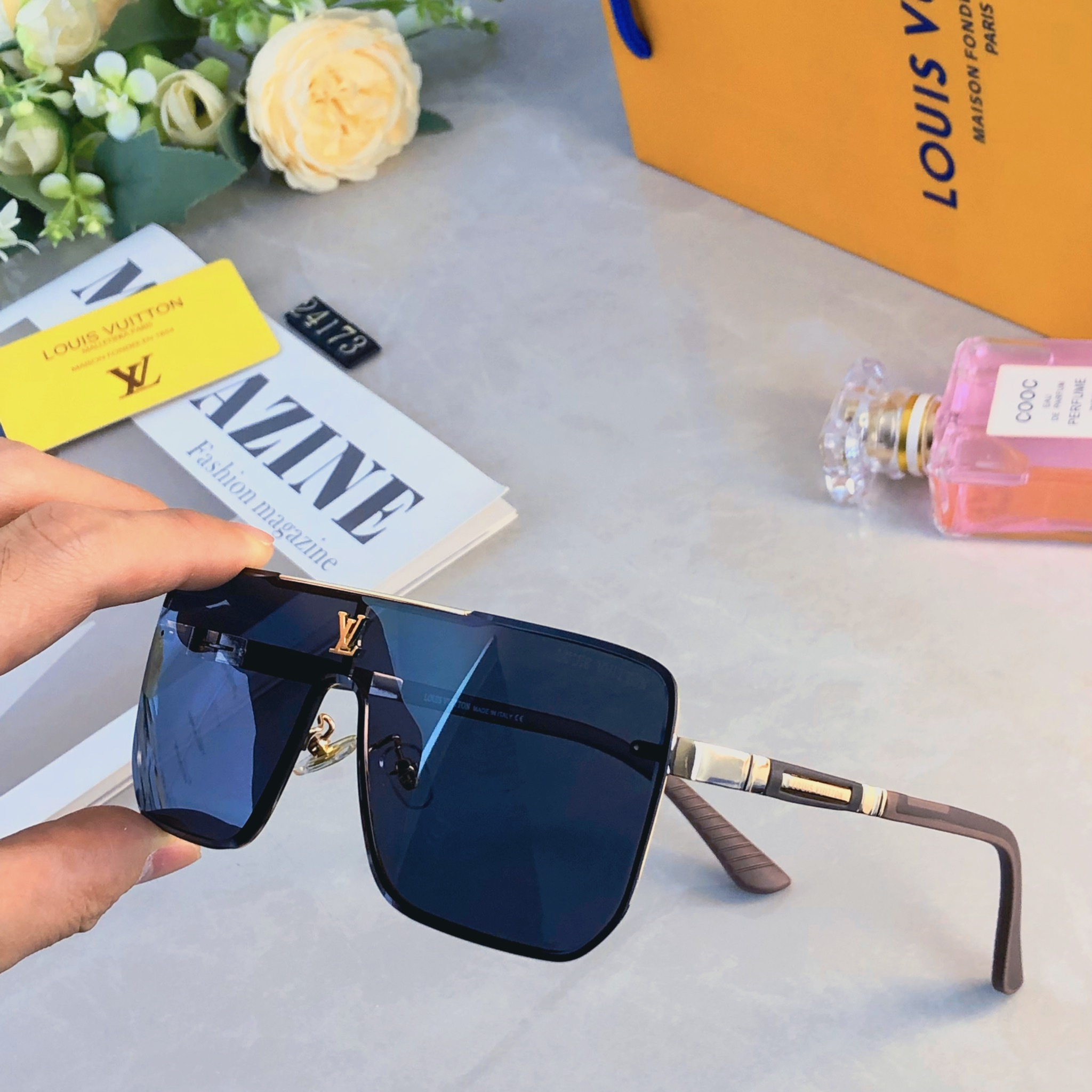 🔥🔥Louis vuitto*新款男士太阳镜 时尚休闲墨镜 驾驶出游度假太阳眼镜