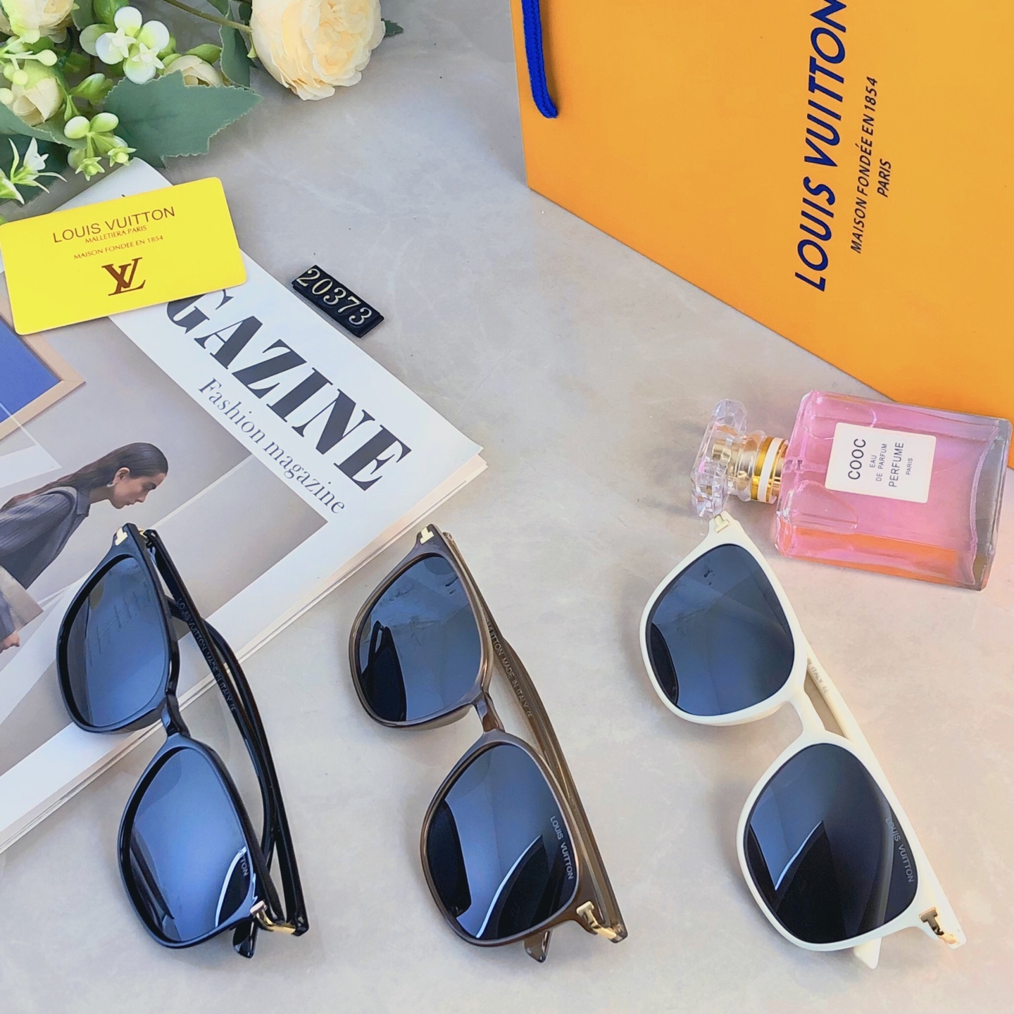 🔥🔥Louis vuitto*2026年新款方框黑色墨镜男女潮流太阳镜防紫外线遮阳镜高级感新款