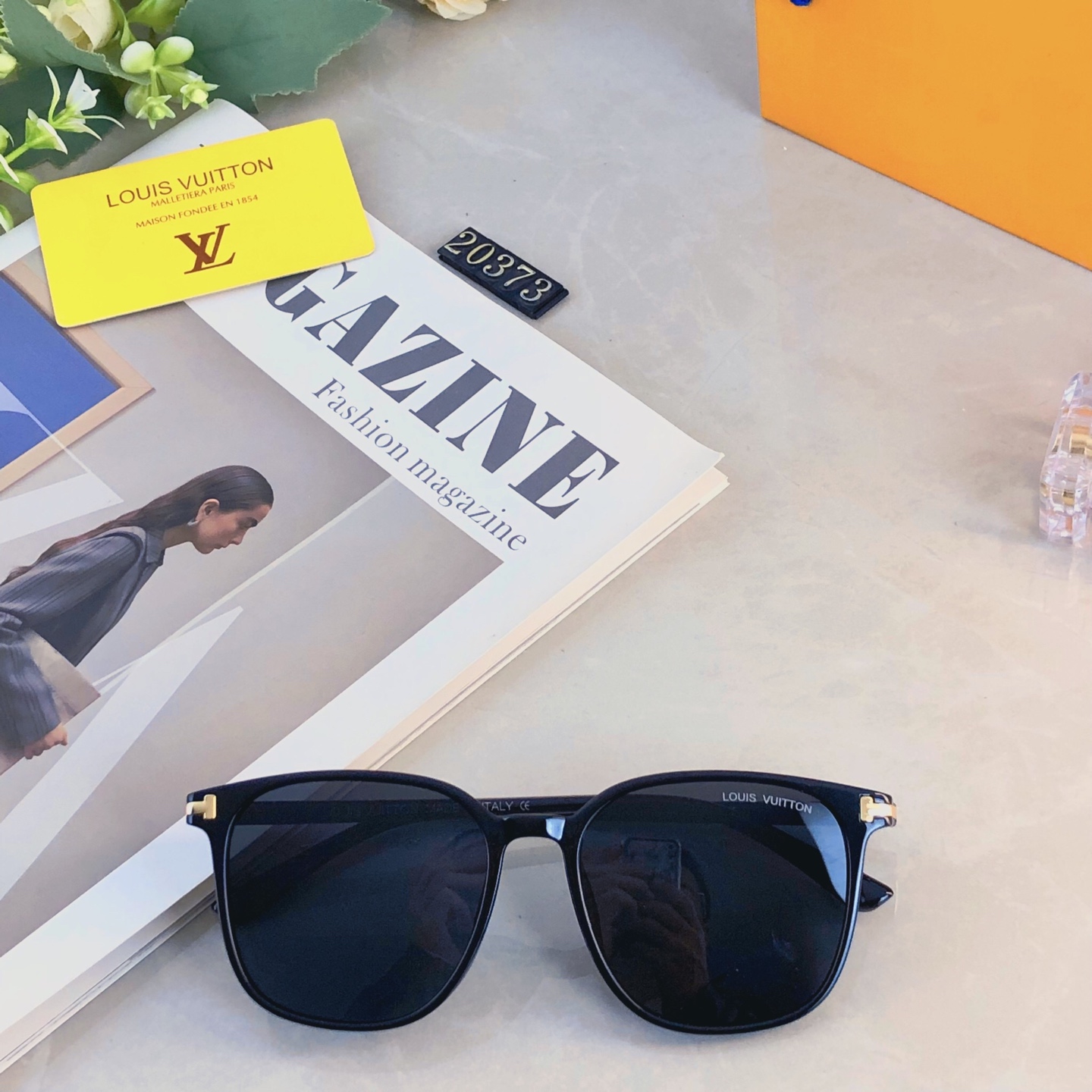 🔥🔥Louis vuitto*2026年新款方框黑色墨镜男女潮流太阳镜防紫外线遮阳镜高级感新款