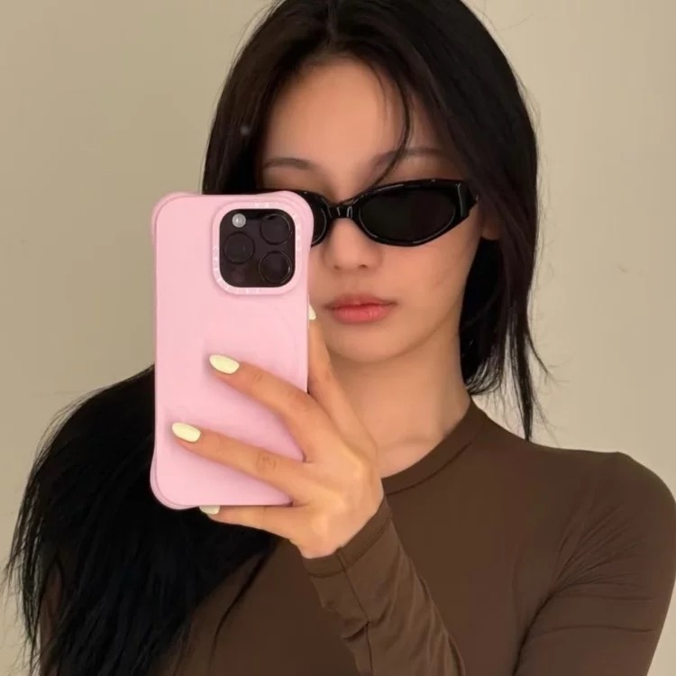 🔥🔥Prad*小红书韩版复古猫眼小脸小红书墨镜高级感ins防紫外太阳镜方圆脸