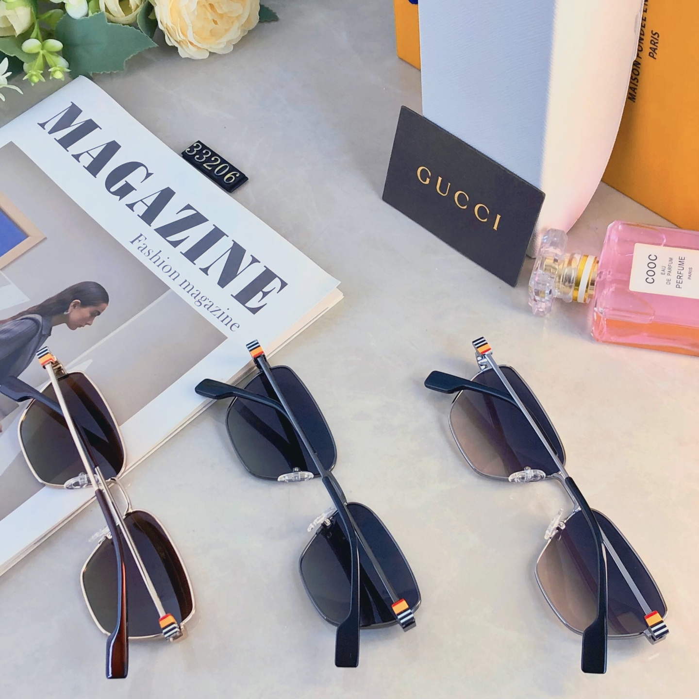 。。Gucc*2026夏季新款偏光太阳镜金属方框户外遮阳镜开车驾驶太阳镜