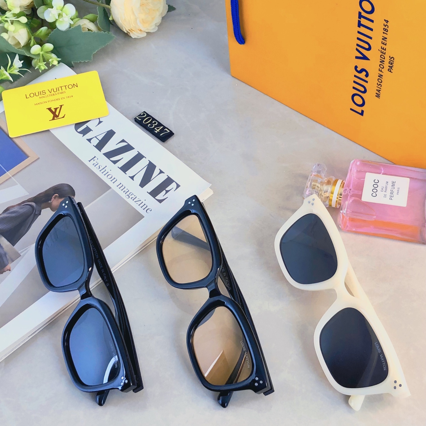 。。Louis vuitto*王嘉尔同款墨镜2026新款百搭高级感太阳镜开车驾驶防紫外线眼镜