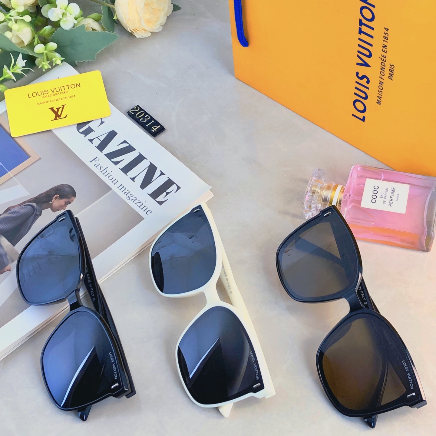 。。Louis vuitto*2026新款墨镜明星网红女偏光太阳镜时尚潮圆脸大框男防紫外线眼镜