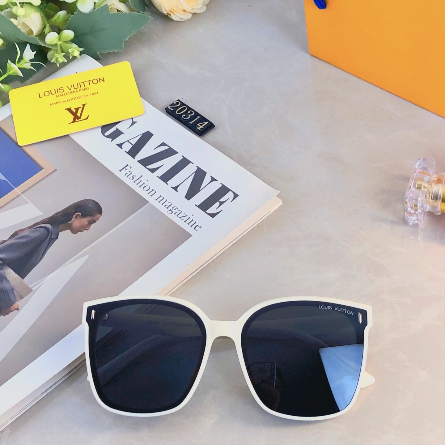 。。Louis vuitto*2026新款墨镜明星网红女偏光太阳镜时尚潮圆脸大框男防紫外线眼镜