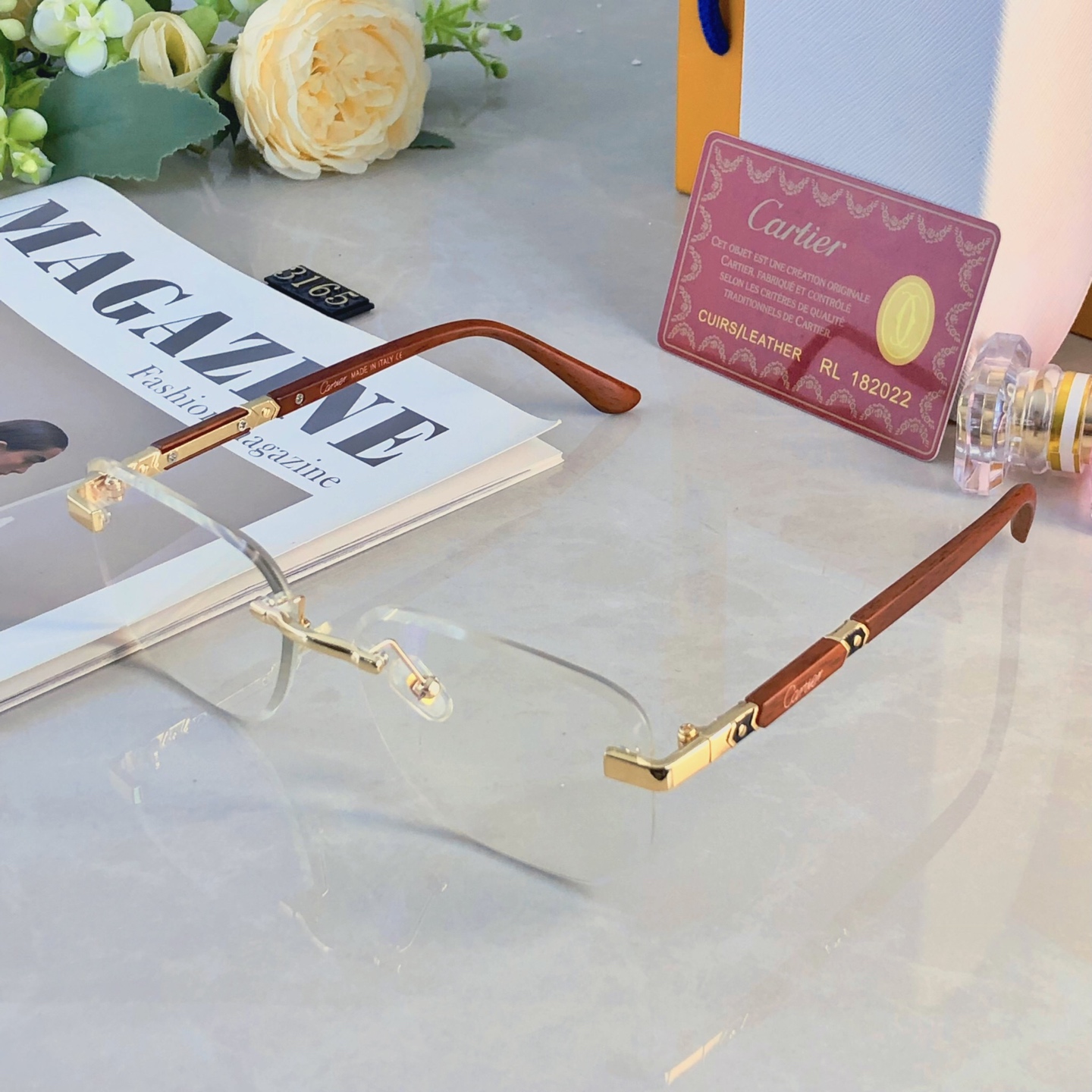。。Cartie*2026新款复古无框美式墨镜女街拍时髦简约男士太阳眼镜小窄框潮