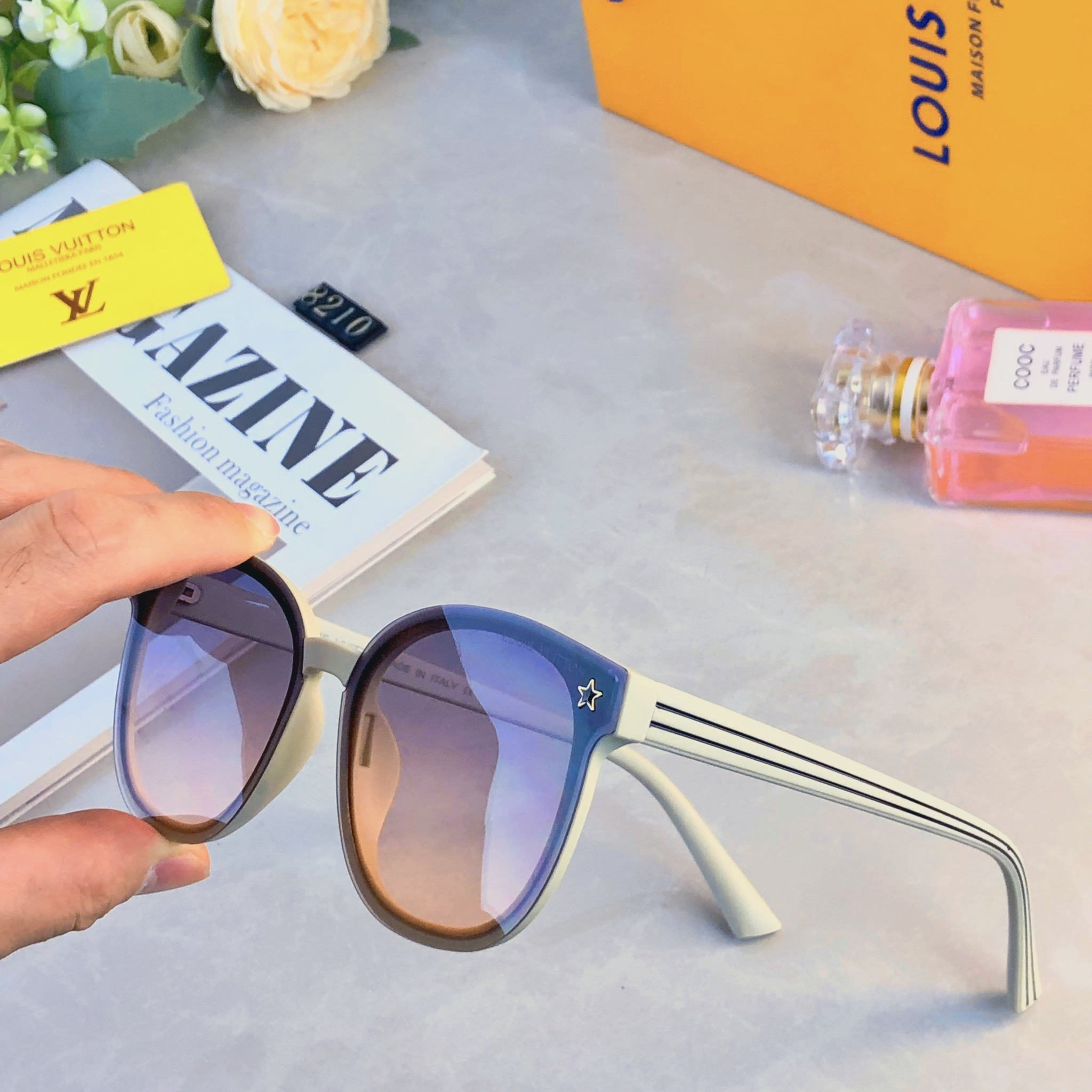 。。Louis vuitto*2026网红ins小红书墨镜女防紫外线个性街拍太阳眼镜韩版