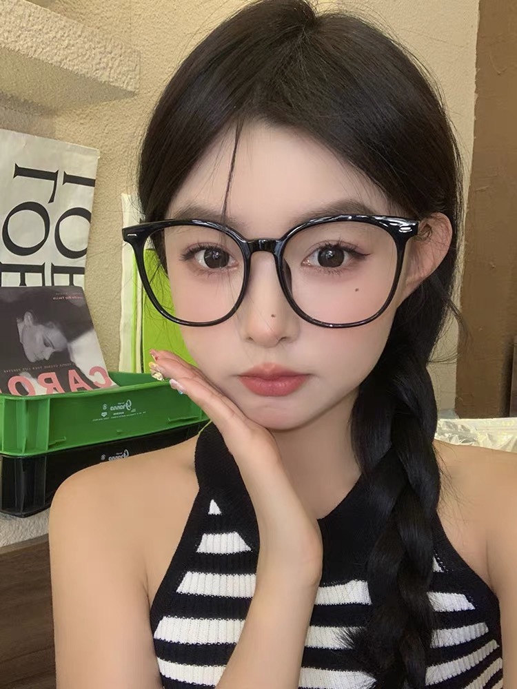 。。Louis vuitto*大框韩系近视眼镜框同款网红素颜显脸小平光镜架百搭