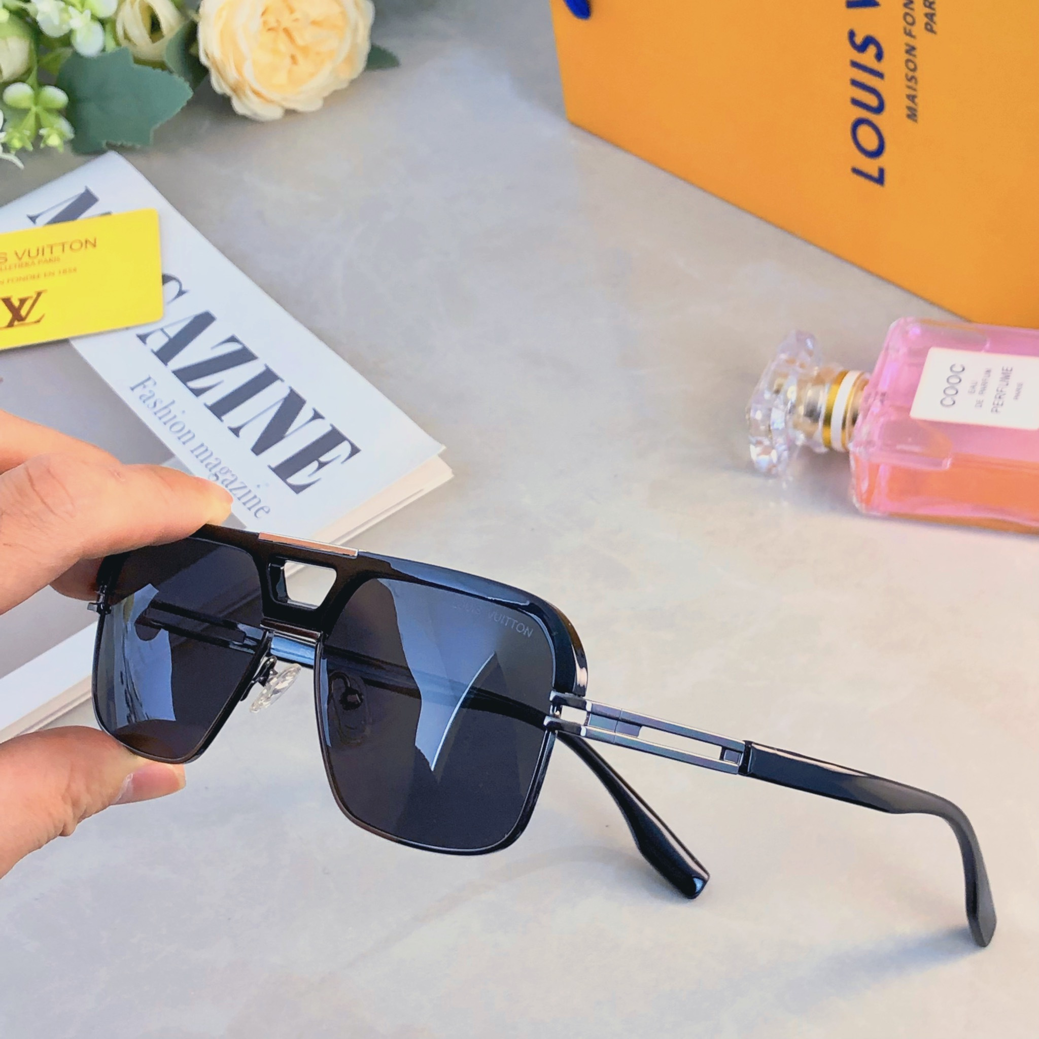 。。Louis vuitto*墨镜新款痞帅超轻开车偏光镜驾驶太阳眼镜防紫外线
