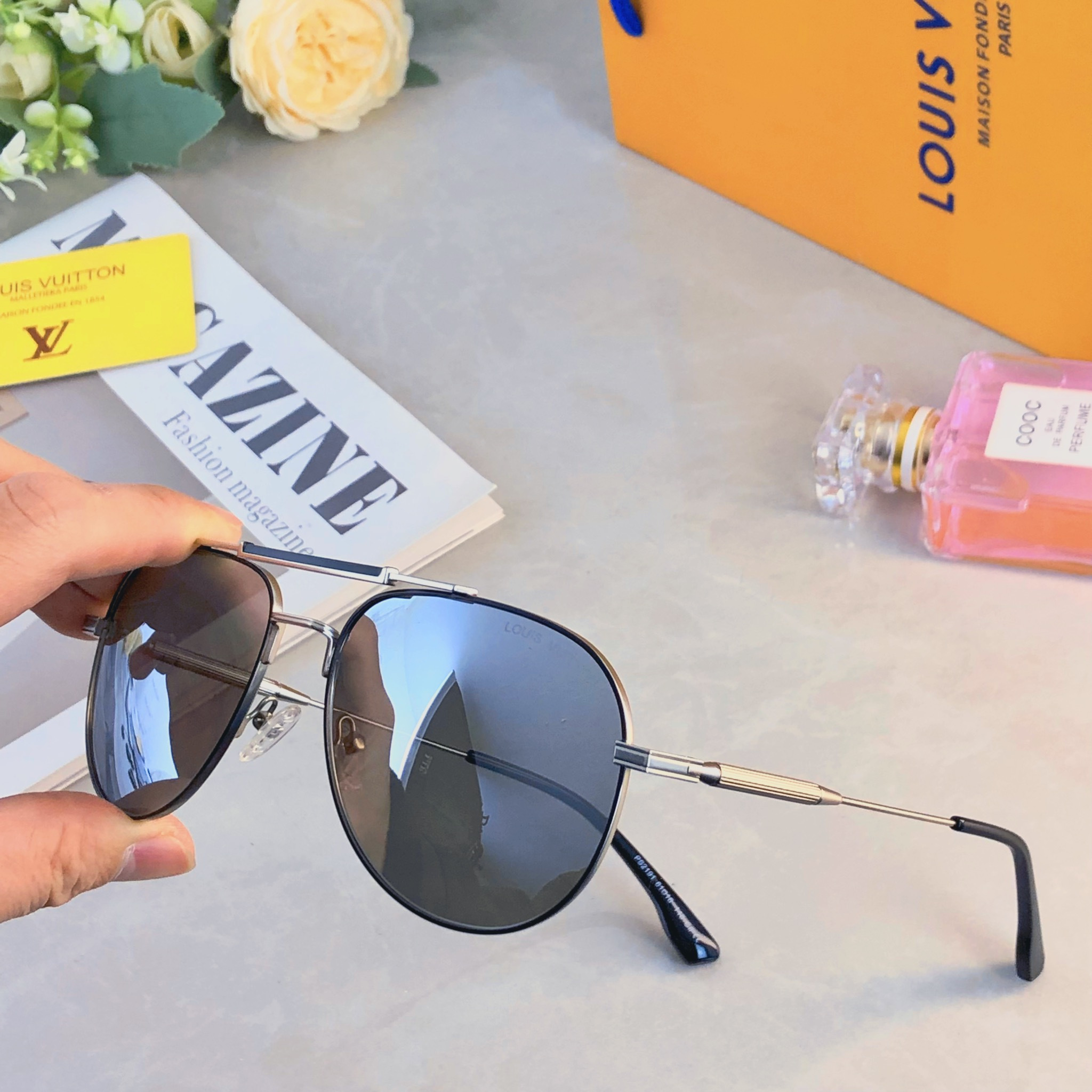 。。Louis vuitto*墨镜新款痞帅超轻开车偏光镜驾驶太阳眼镜防紫外线