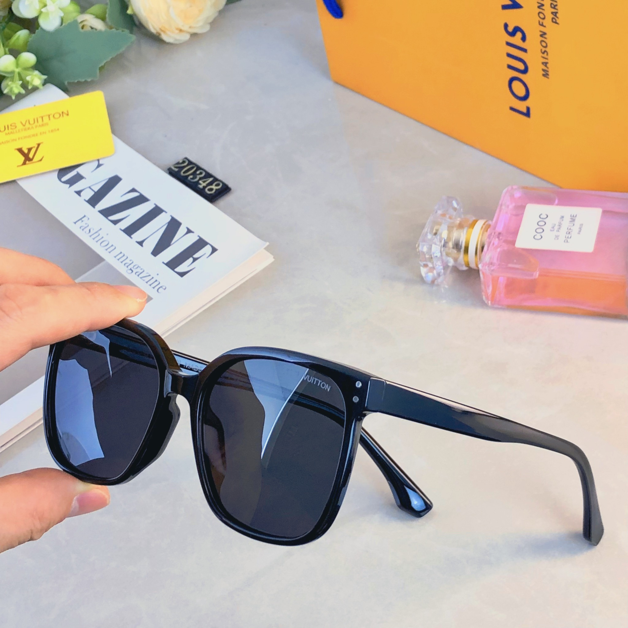 。。Louis vuitto*太阳镜墨镜眼镜大框时尚潮流个性网红同款遮阳墨镜男女开车遮阳
