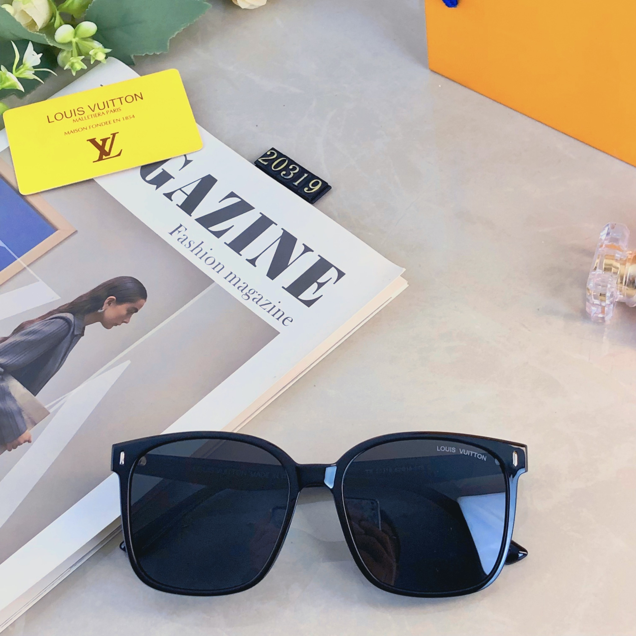 。。Louis vuitto*墨镜女2026新款高级感凹造型方形大框太阳镜男时尚大脸防紫外线