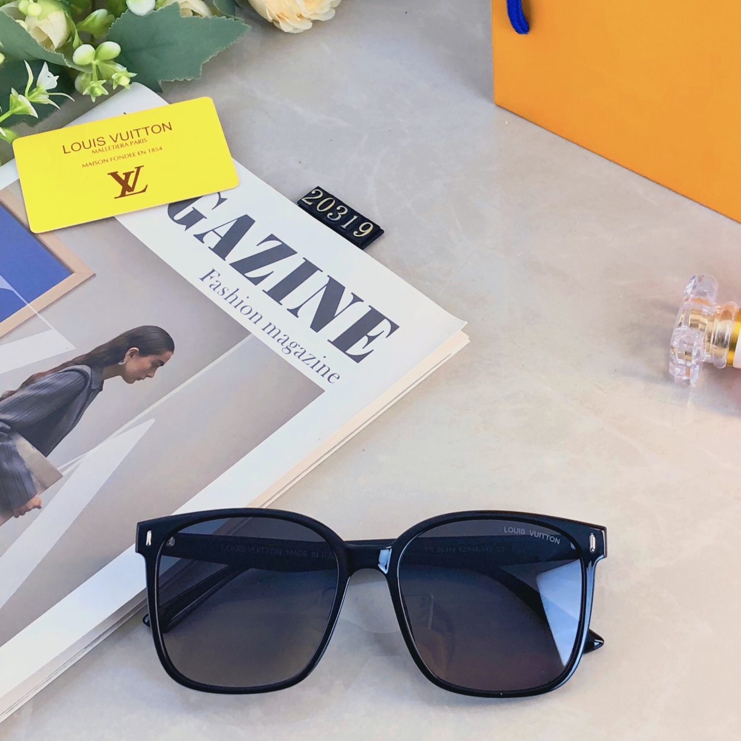 。。Louis vuitto*墨镜女2026新款高级感凹造型方形大框太阳镜男时尚大脸防紫外线