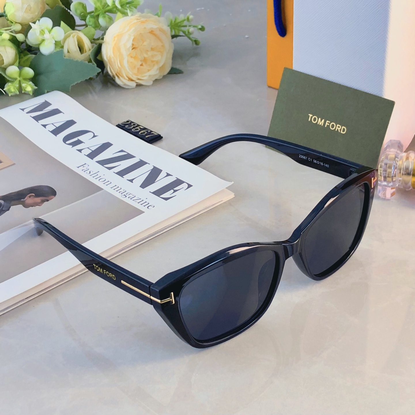 。。Tom For*2026新款复古辣妹个性墨镜女ins网红街拍百搭显瘦太阳镜男潮