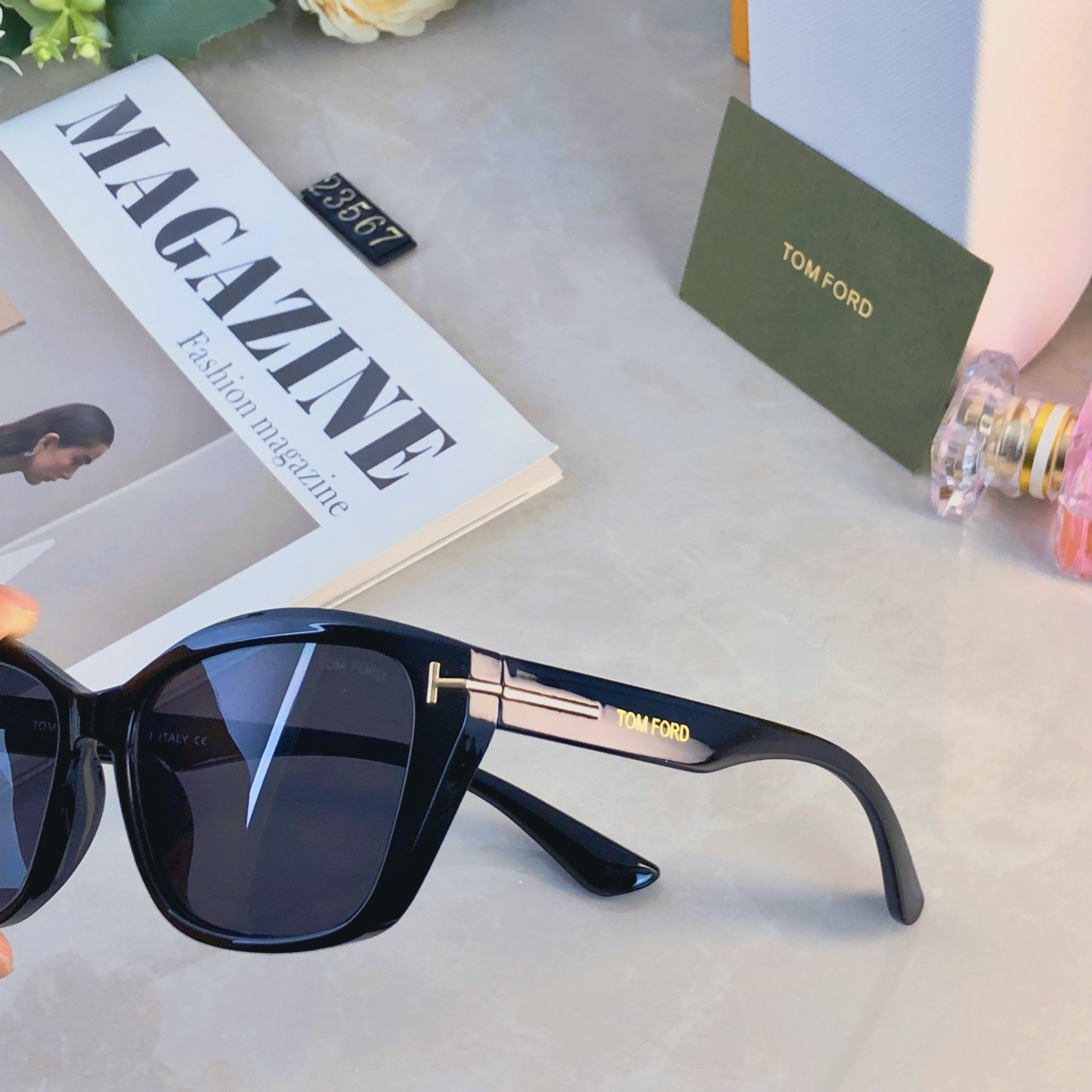 。。Tom For*2026新款复古辣妹个性墨镜女ins网红街拍百搭显瘦太阳镜男潮