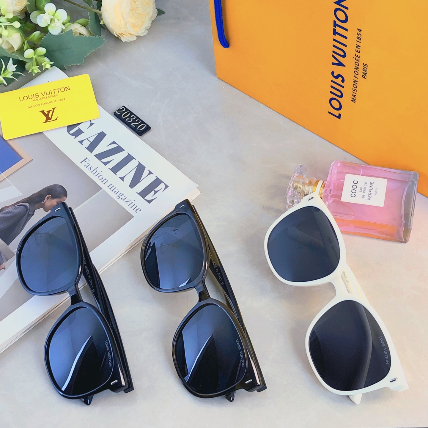 。。Louis vuitto*韩版大框显瘦偏光太阳镜潮流男女网红素颜高级感防紫外线墨镜