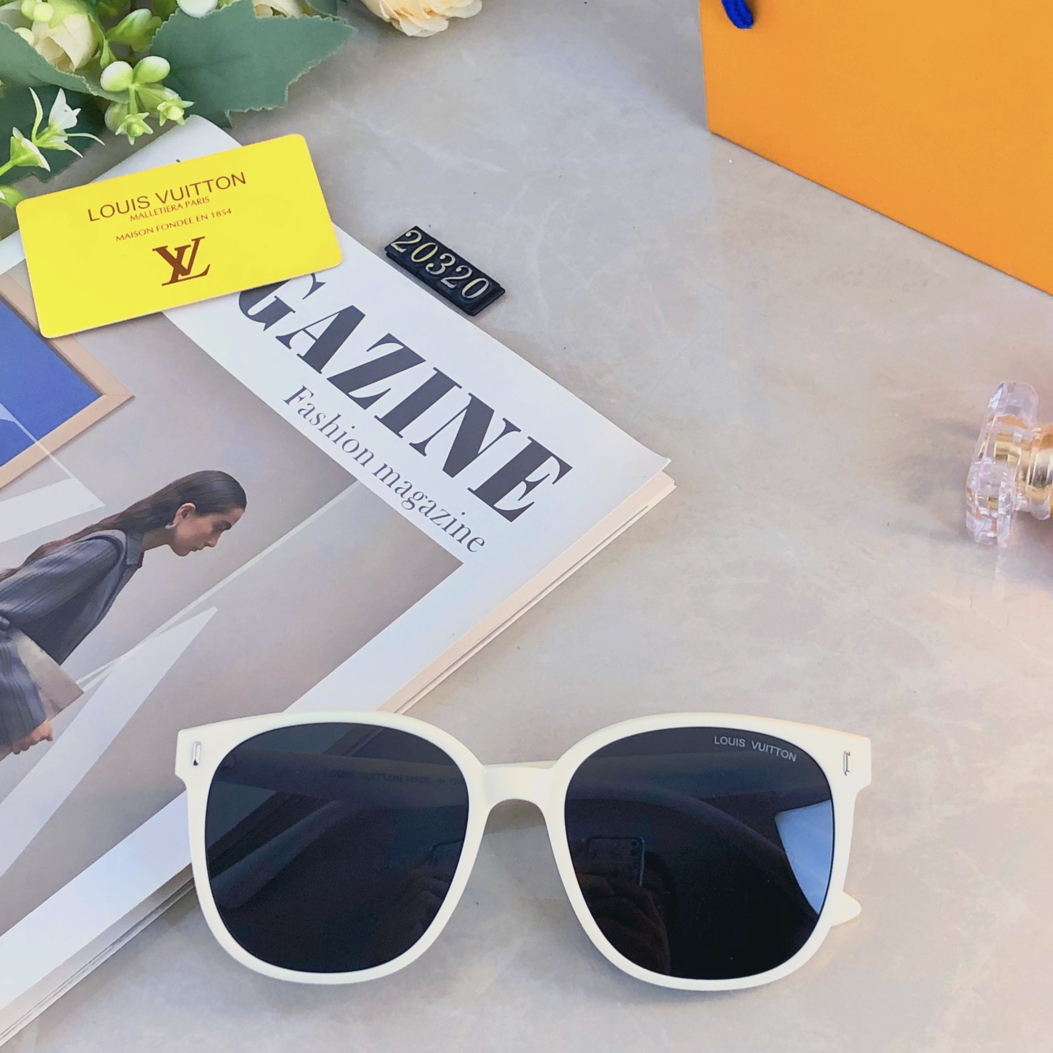 。。Louis vuitto*韩版大框显瘦偏光太阳镜潮流男女网红素颜高级感防紫外线墨镜