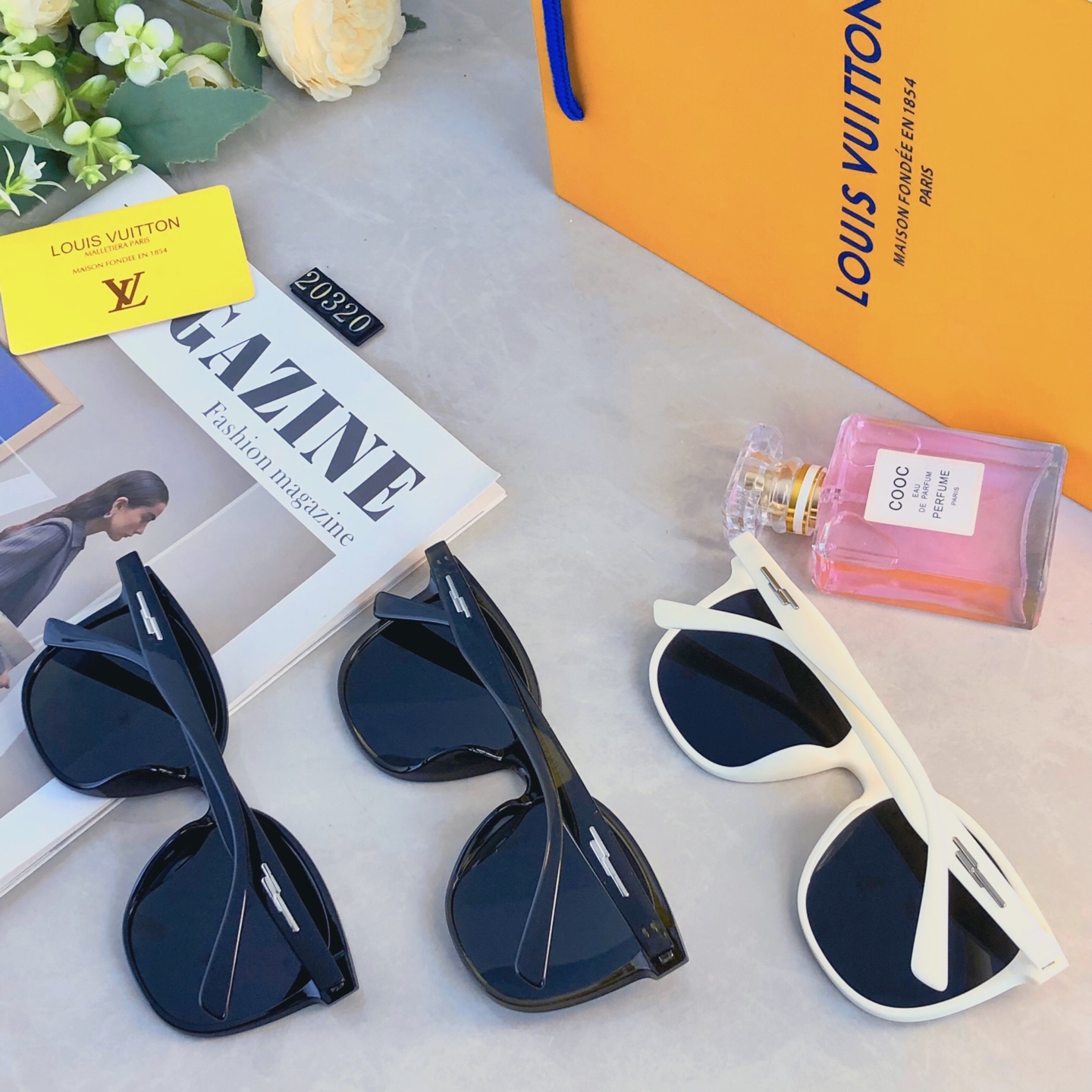 。。Louis vuitto*韩版大框显瘦偏光太阳镜潮流男女网红素颜高级感防紫外线墨镜