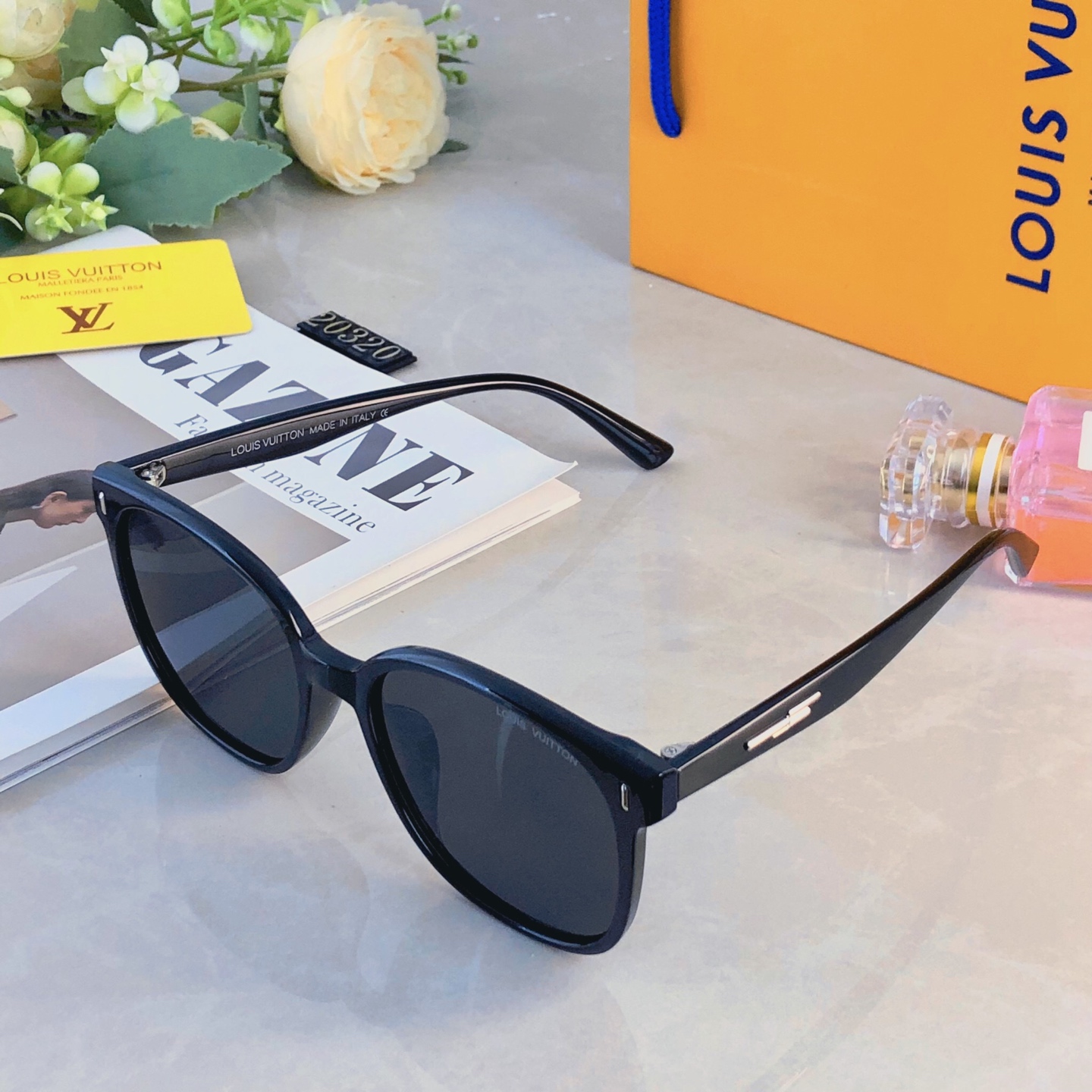 。。Louis vuitto*韩版大框显瘦偏光太阳镜潮流男女网红素颜高级感防紫外线墨镜