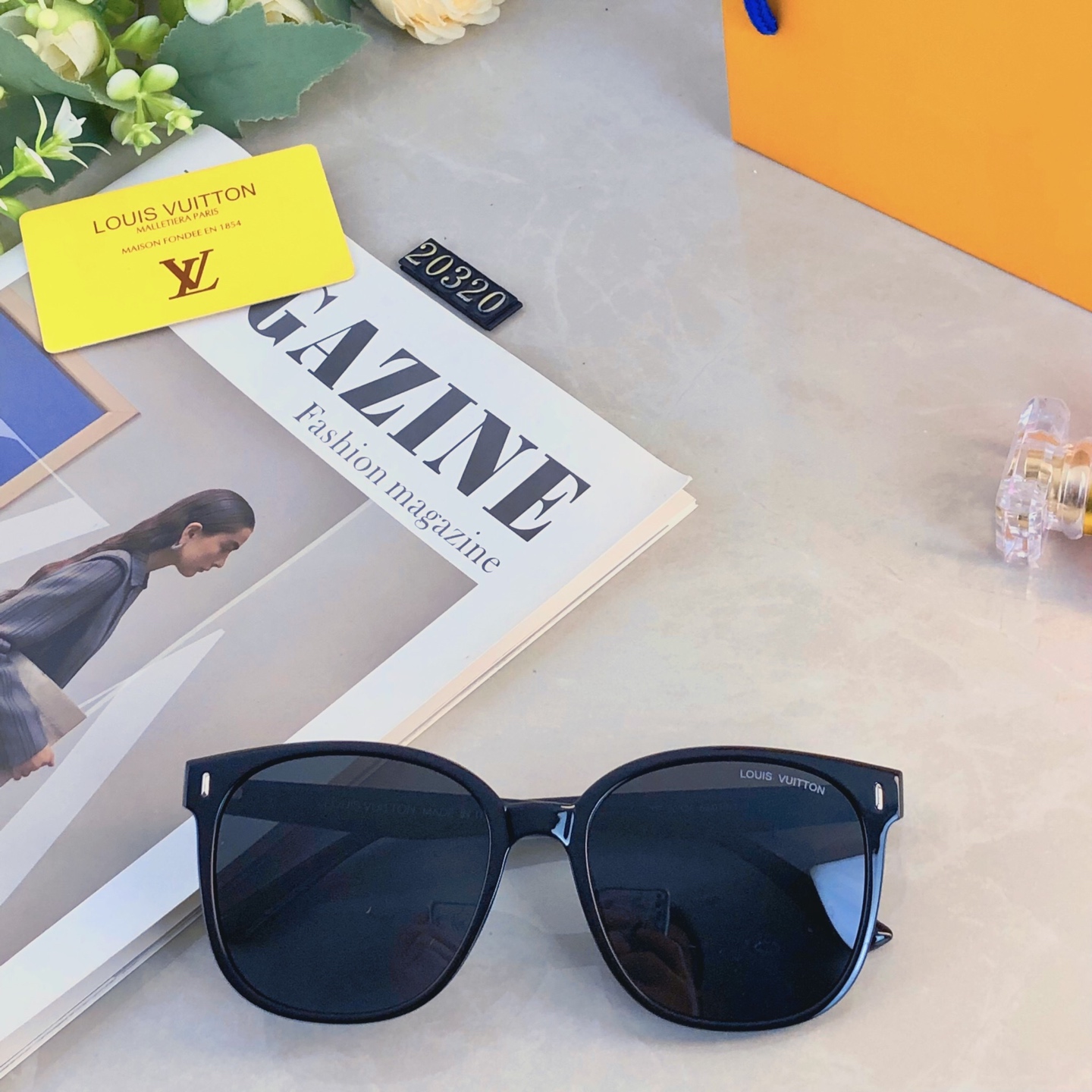 。。Louis vuitto*韩版大框显瘦偏光太阳镜潮流男女网红素颜高级感防紫外线墨镜