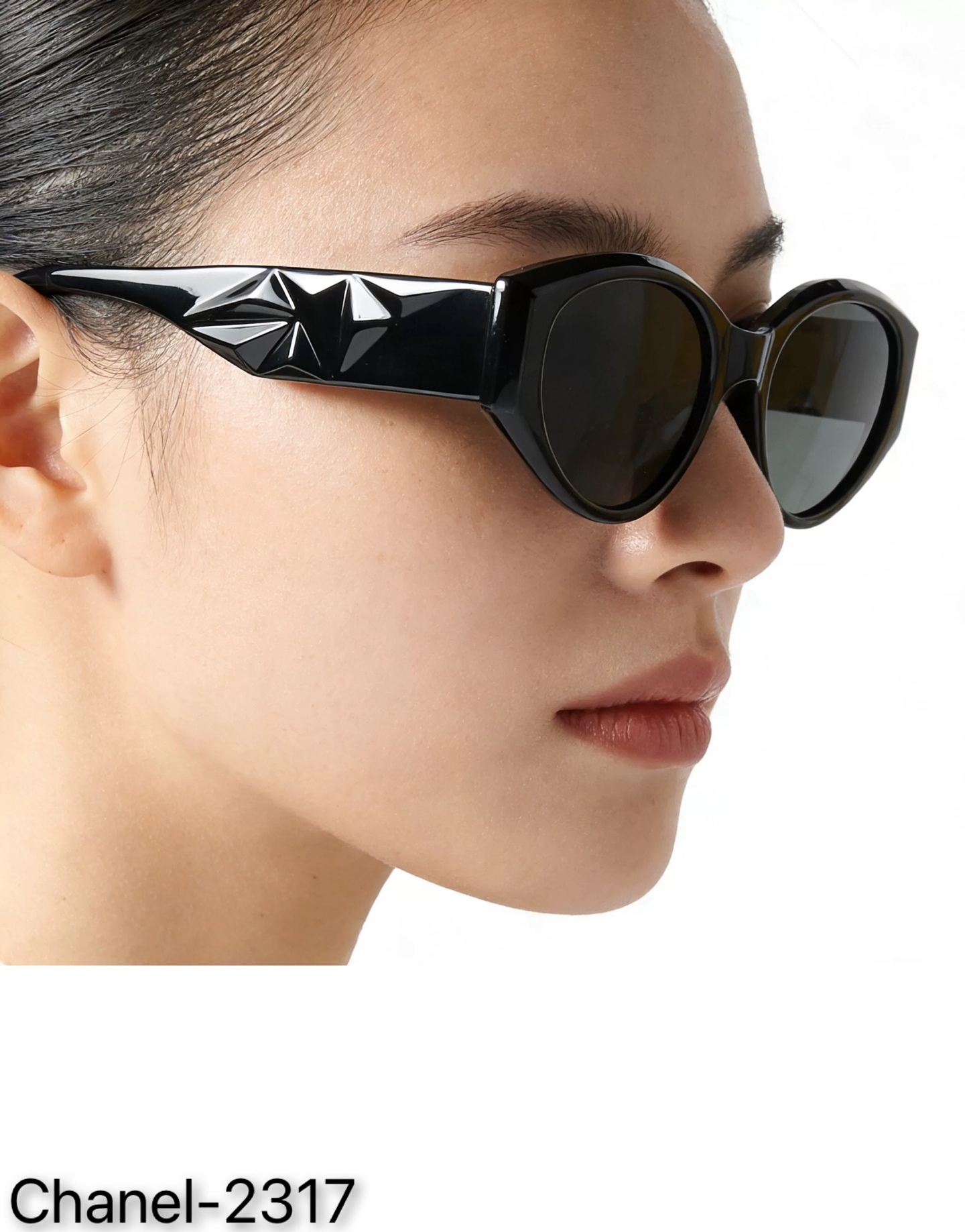 。。Chane*轻奢风钻石切割设计高级感墨镜UV400防紫外线偏光太阳眼镜