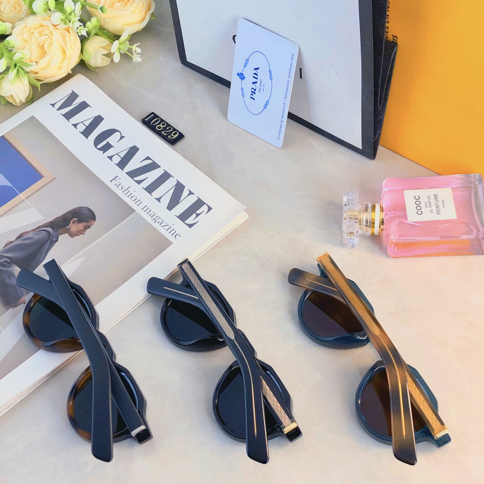 。。Prad*日系复古多边形眼镜休闲眼镜防紫外线太阳眼镜欧美墨镜