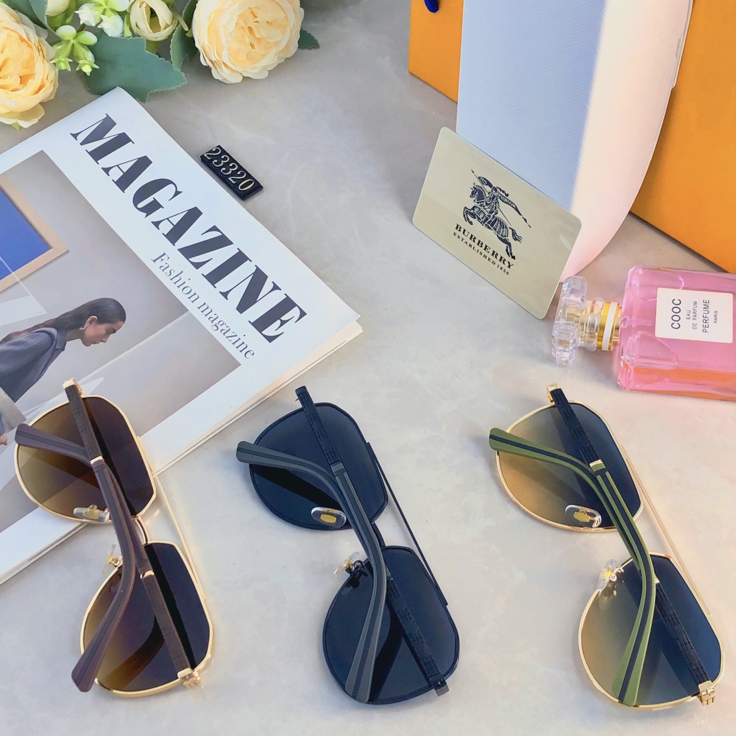 。。Burberr*2026新款太阳镜潮流时尚遮阳墨镜防紫外线