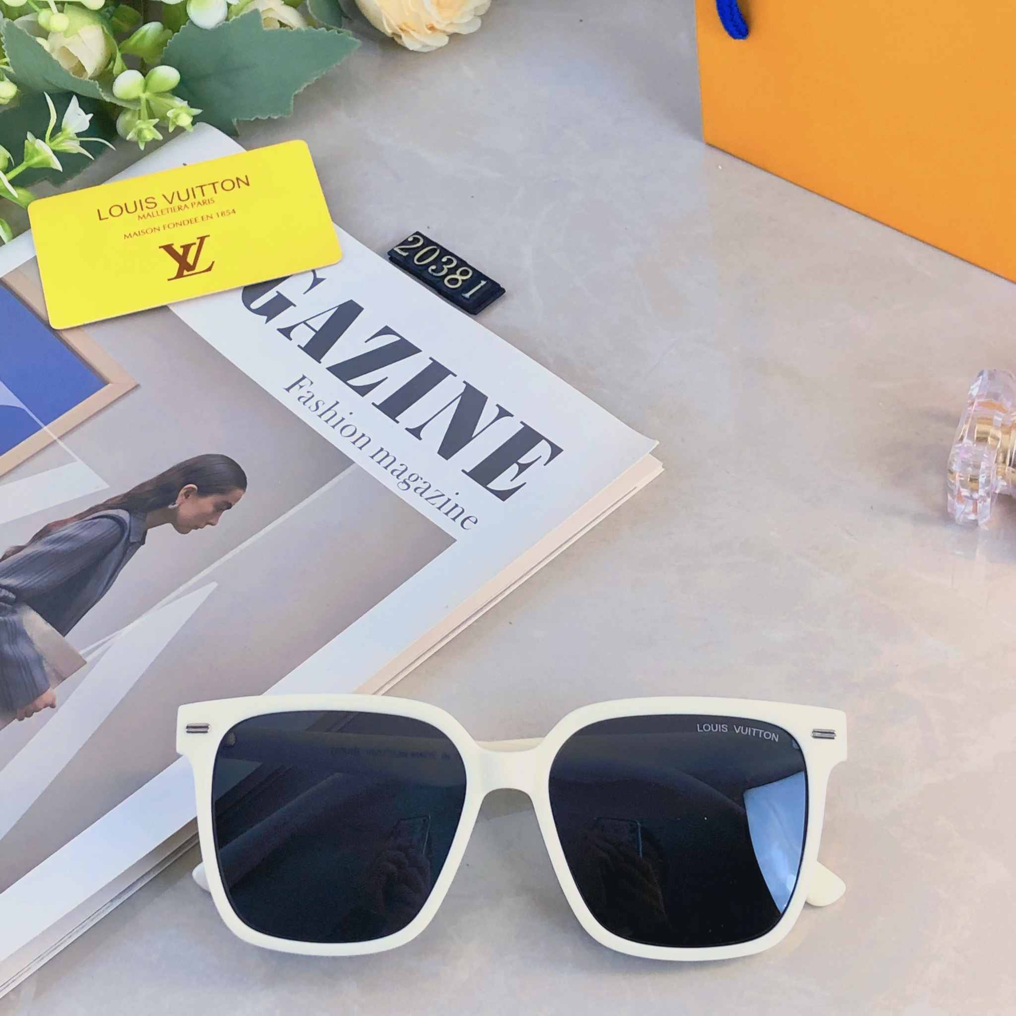 。。Louis vuitto*眼镜百搭墨镜大框高清防晒遮阳太阳眼镜方圆脸显脸小素颜墨镜