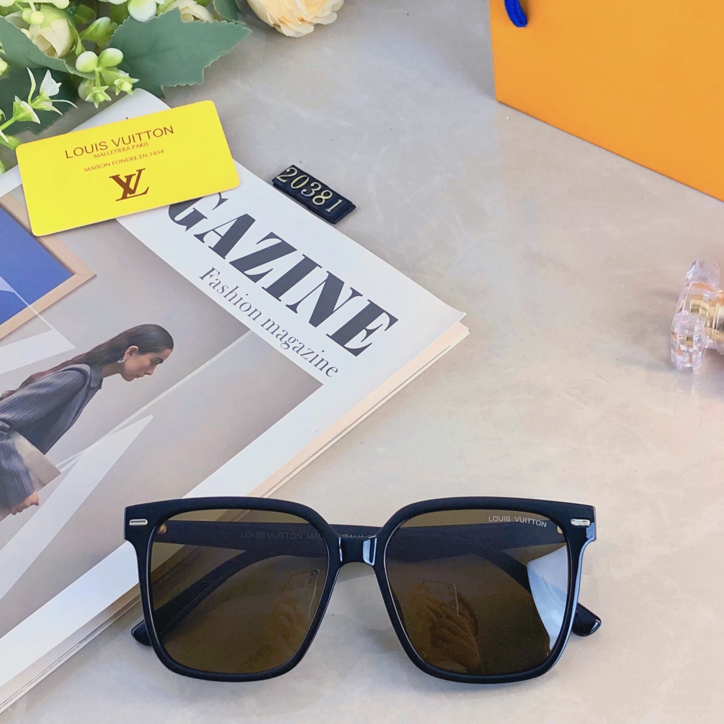 。。Louis vuitto*眼镜百搭墨镜大框高清防晒遮阳太阳眼镜方圆脸显脸小素颜墨镜