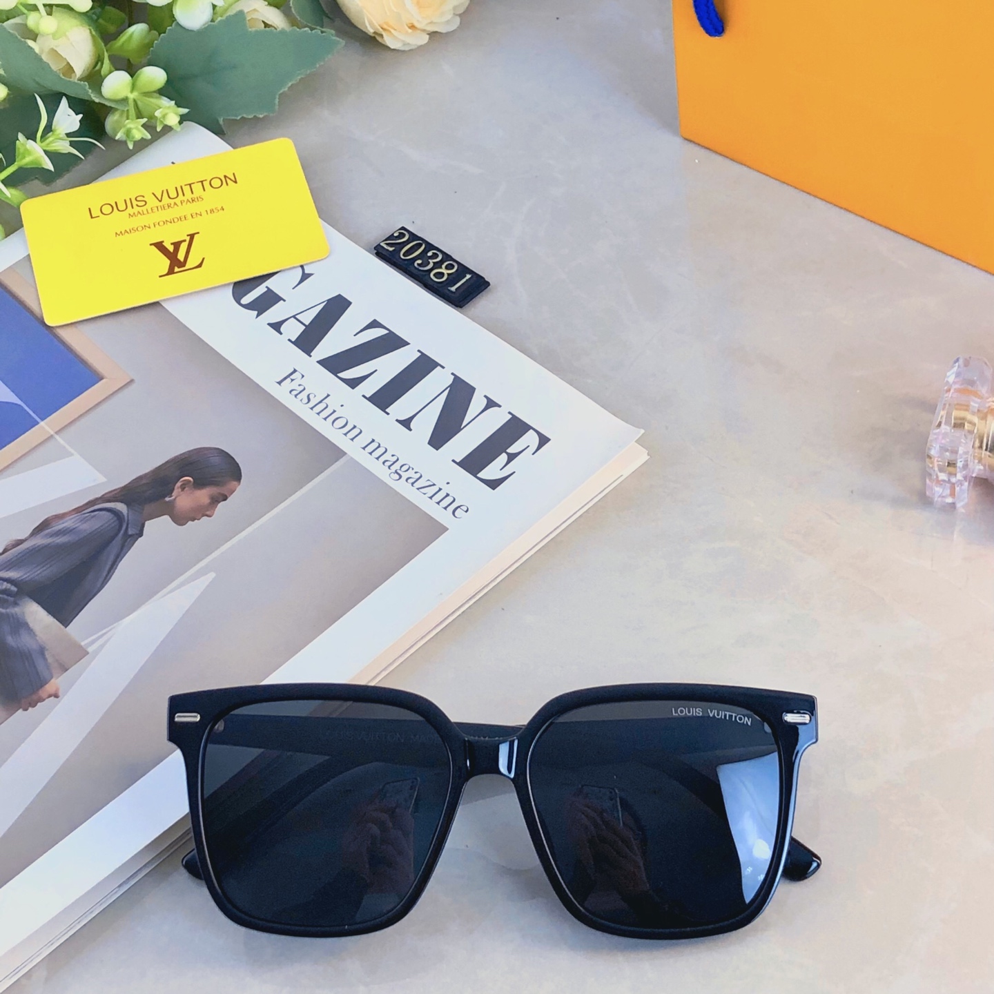 。。Louis vuitto*眼镜百搭墨镜大框高清防晒遮阳太阳眼镜方圆脸显脸小素颜墨镜