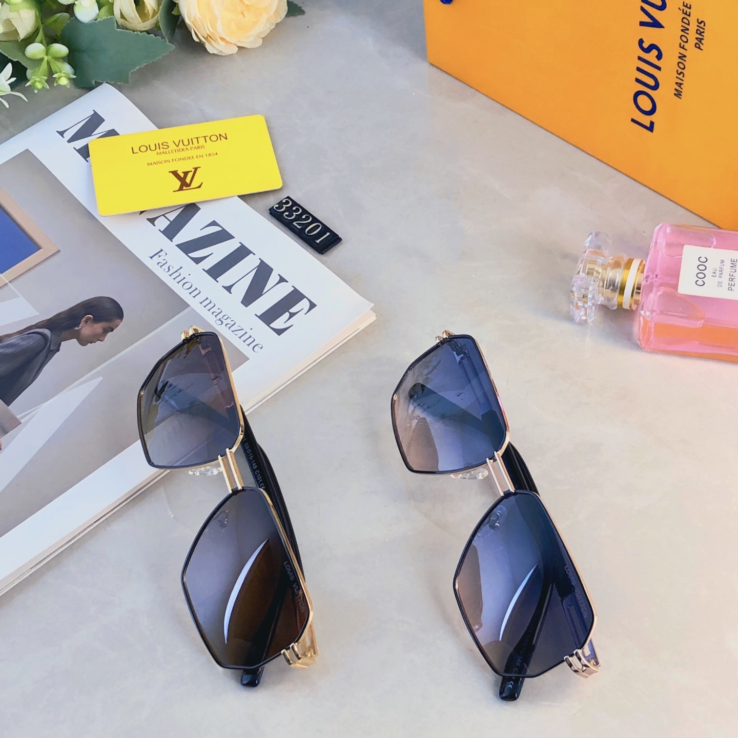 。。Louis vuitto*欧美时尚金属多边形个性复古高级太阳镜跨境户外驾驶墨镜