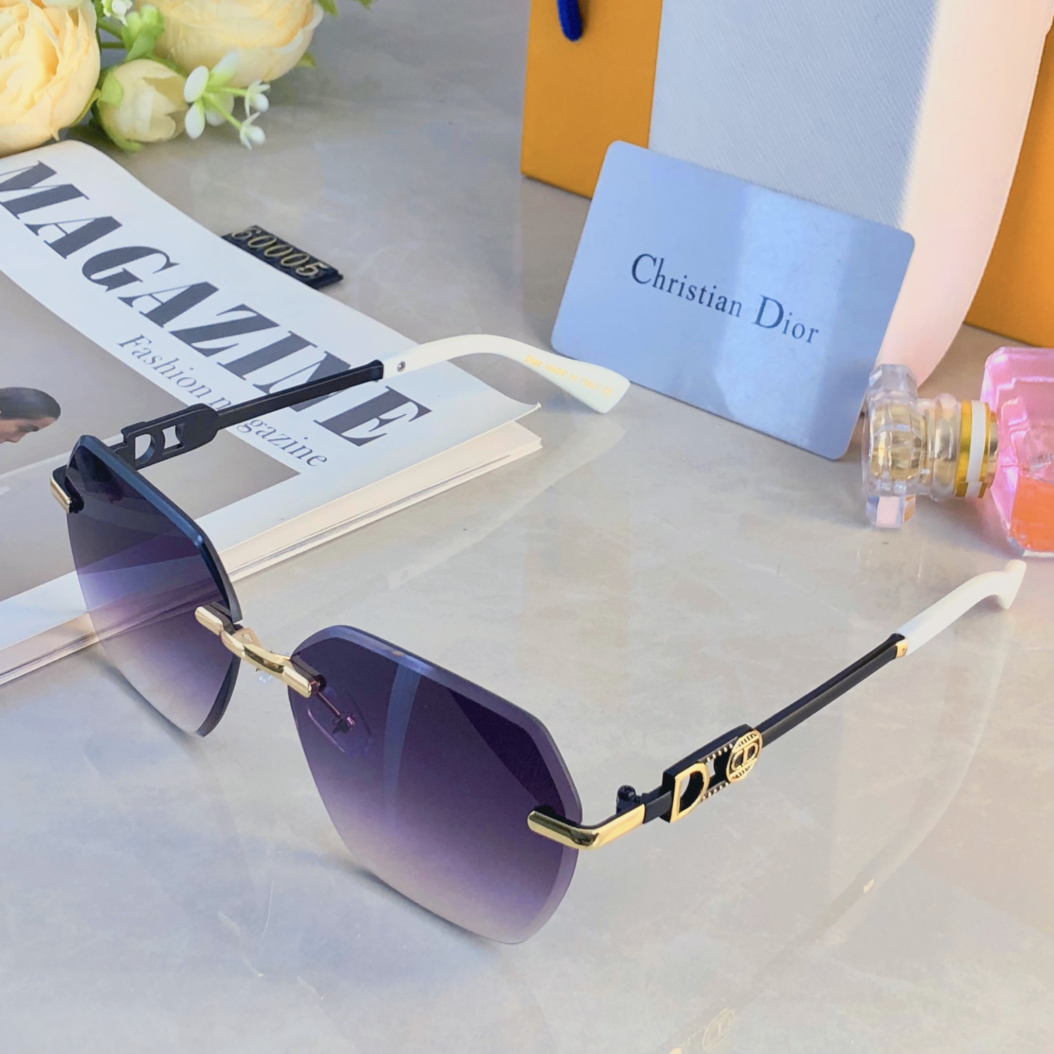 。。Dio*太阳眼镜高级感2026新款时尚大框大脸显瘦户外防晒太阳眼镜