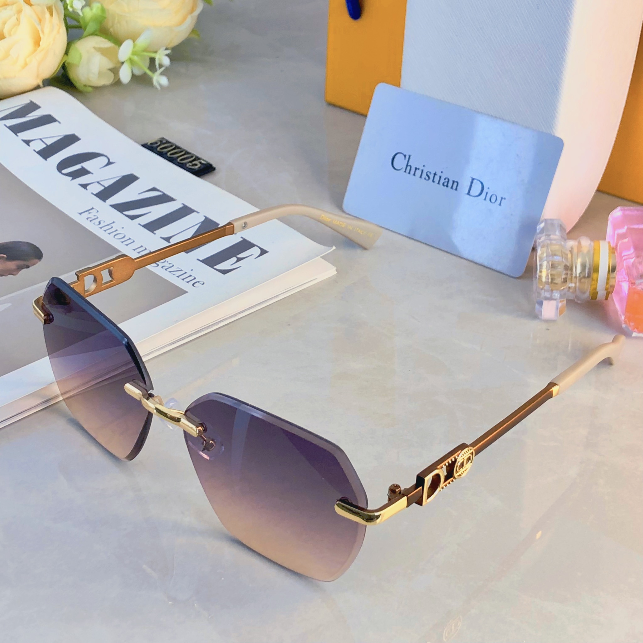 。。Dio*太阳眼镜高级感2026新款时尚大框大脸显瘦户外防晒太阳眼镜