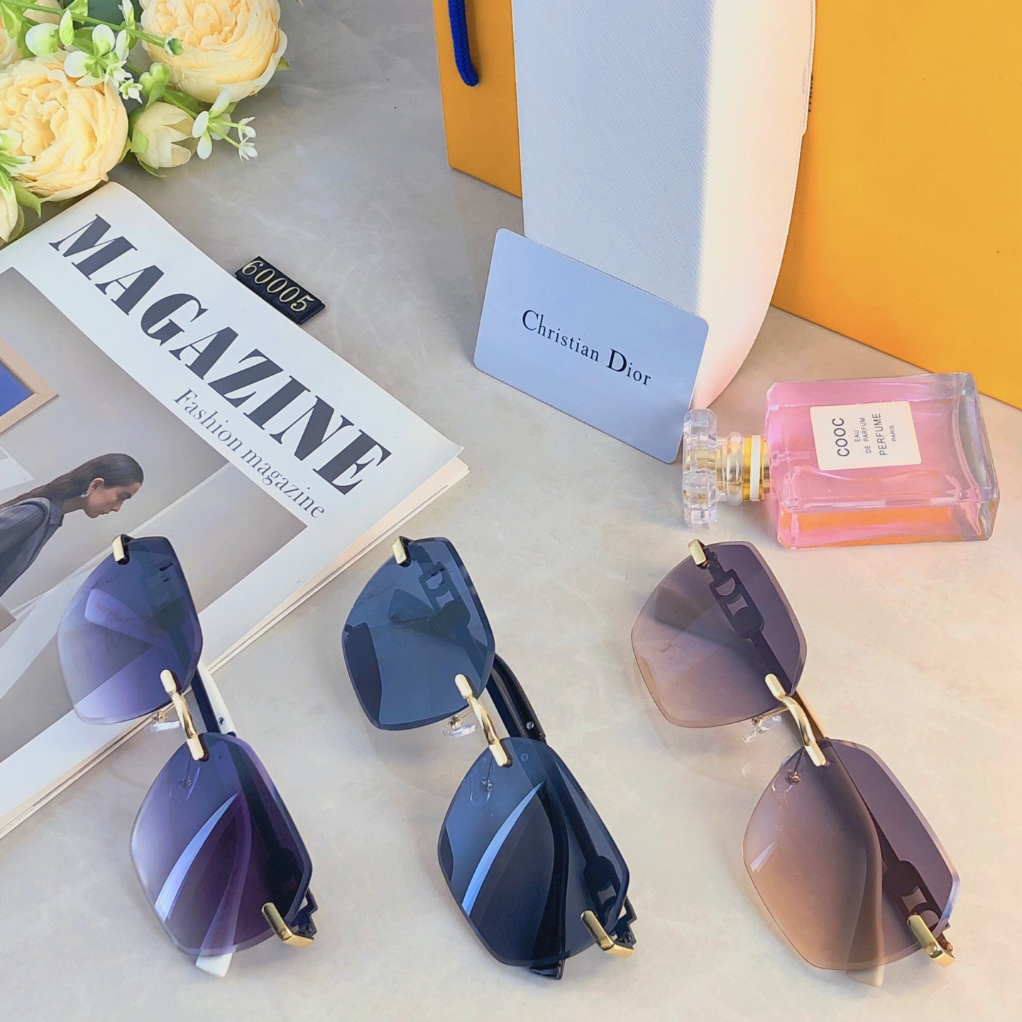 。。Dio*太阳眼镜高级感2026新款时尚大框大脸显瘦户外防晒太阳眼镜