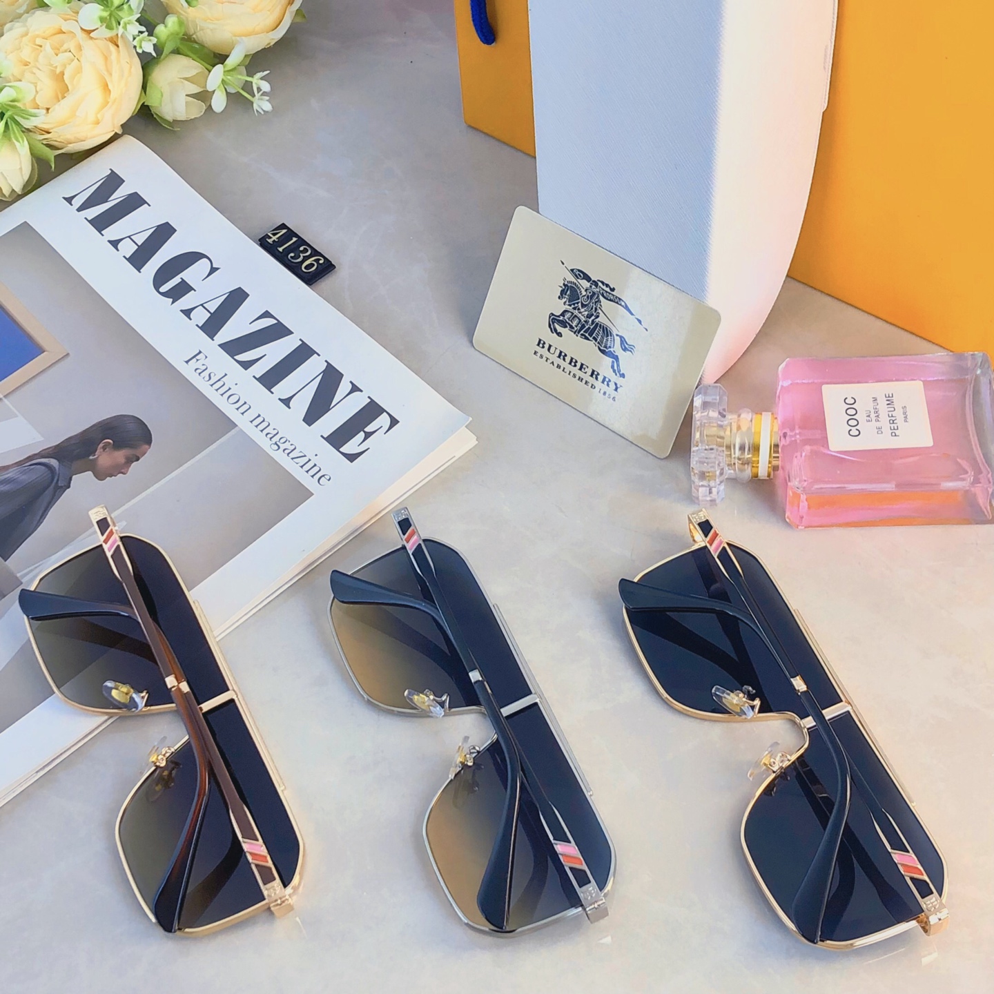 。。Burberr*韩版多边形墨镜男显脸小超酷时尚开车太阳镜女潮街拍防紫外线