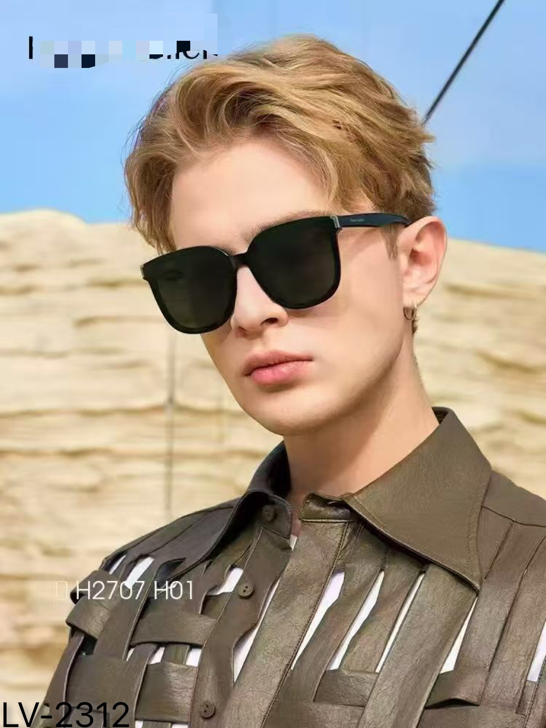 。。Louis vuitto*旅游度假复古经典百搭黑色方形圆脸显瘦太阳镜男网红时髦潮墨镜女