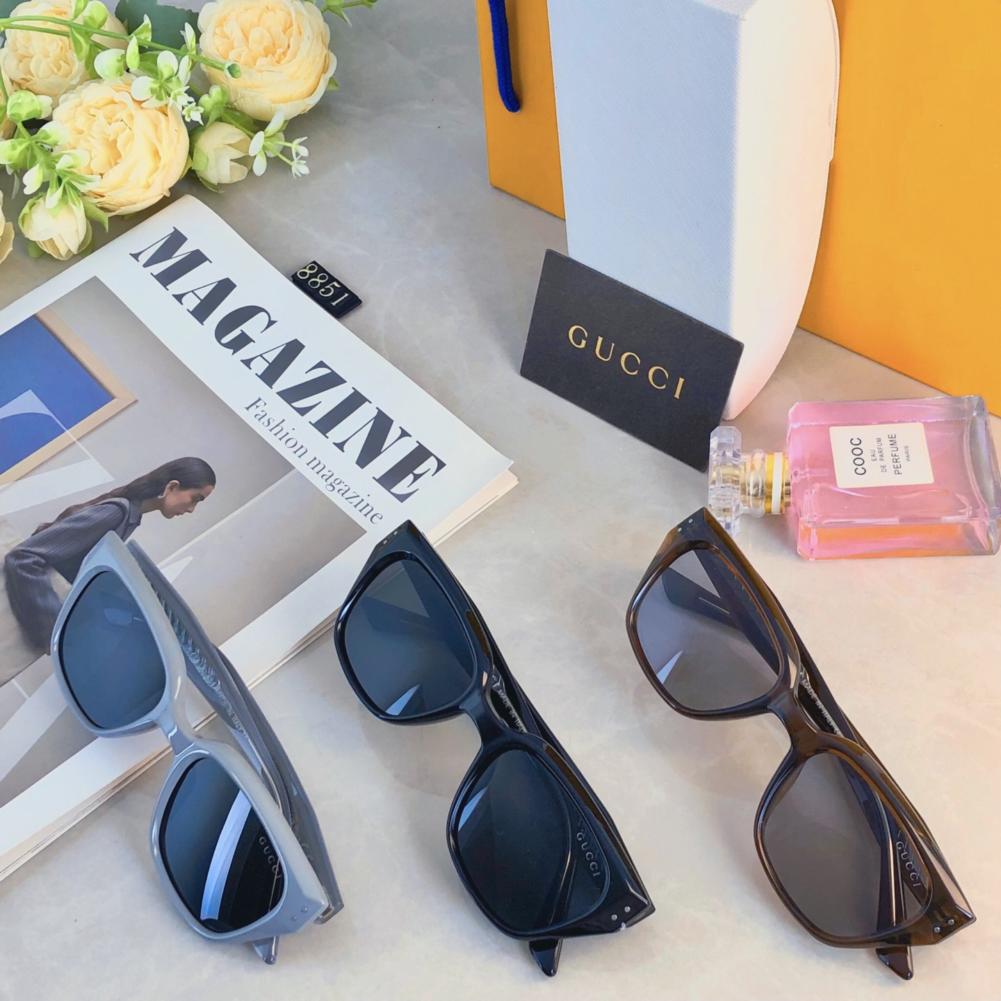 。。Gucc*ins太阳镜超酷墨镜男女度假遮阳眼镜大脸显瘦