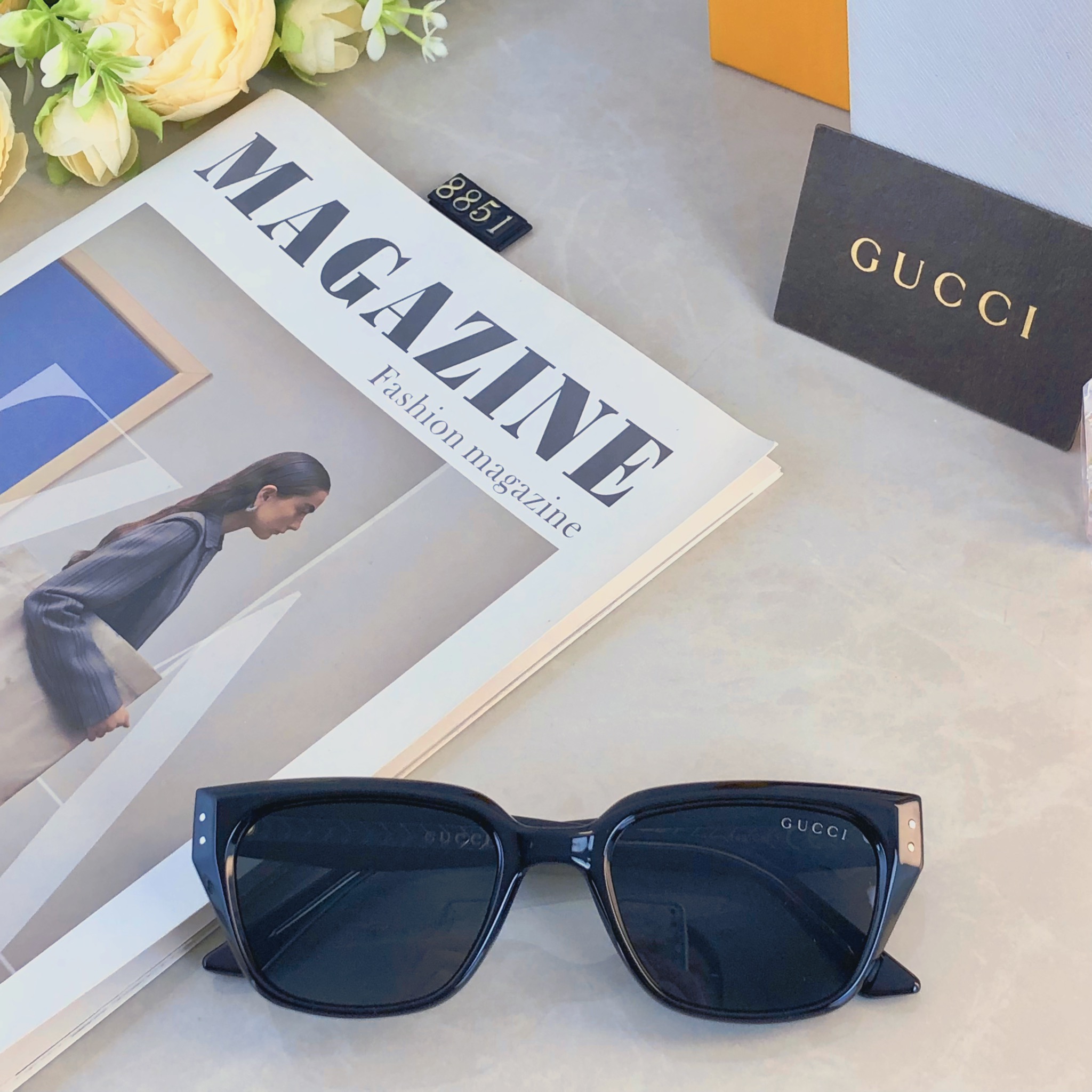 。。Gucc*ins太阳镜超酷墨镜男女度假遮阳眼镜大脸显瘦