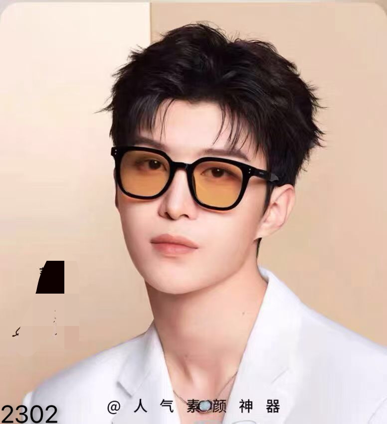 。。Chane*韩版方形茶色小脸小框墨镜女时髦辣妹ins防紫外线遮阳太阳眼镜男