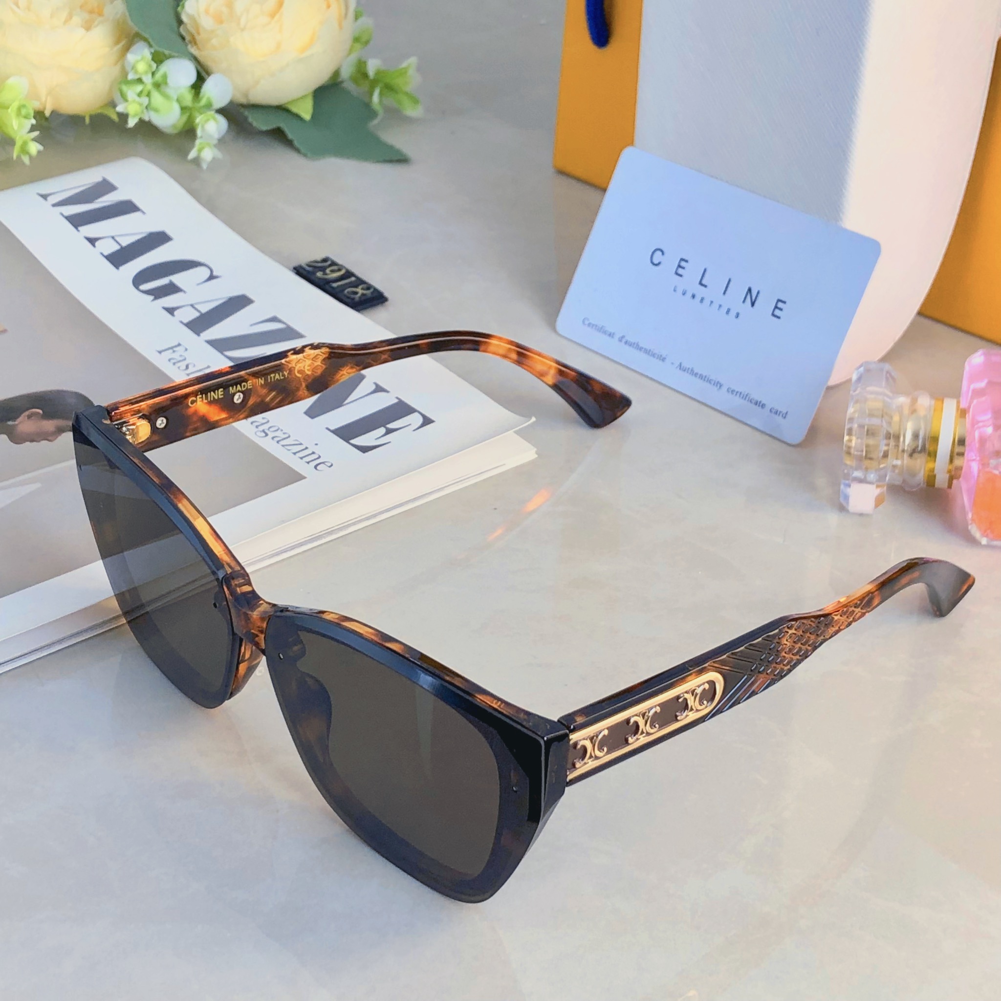。。Celin*2026年新款复古百搭方框高级感防紫外线防晒