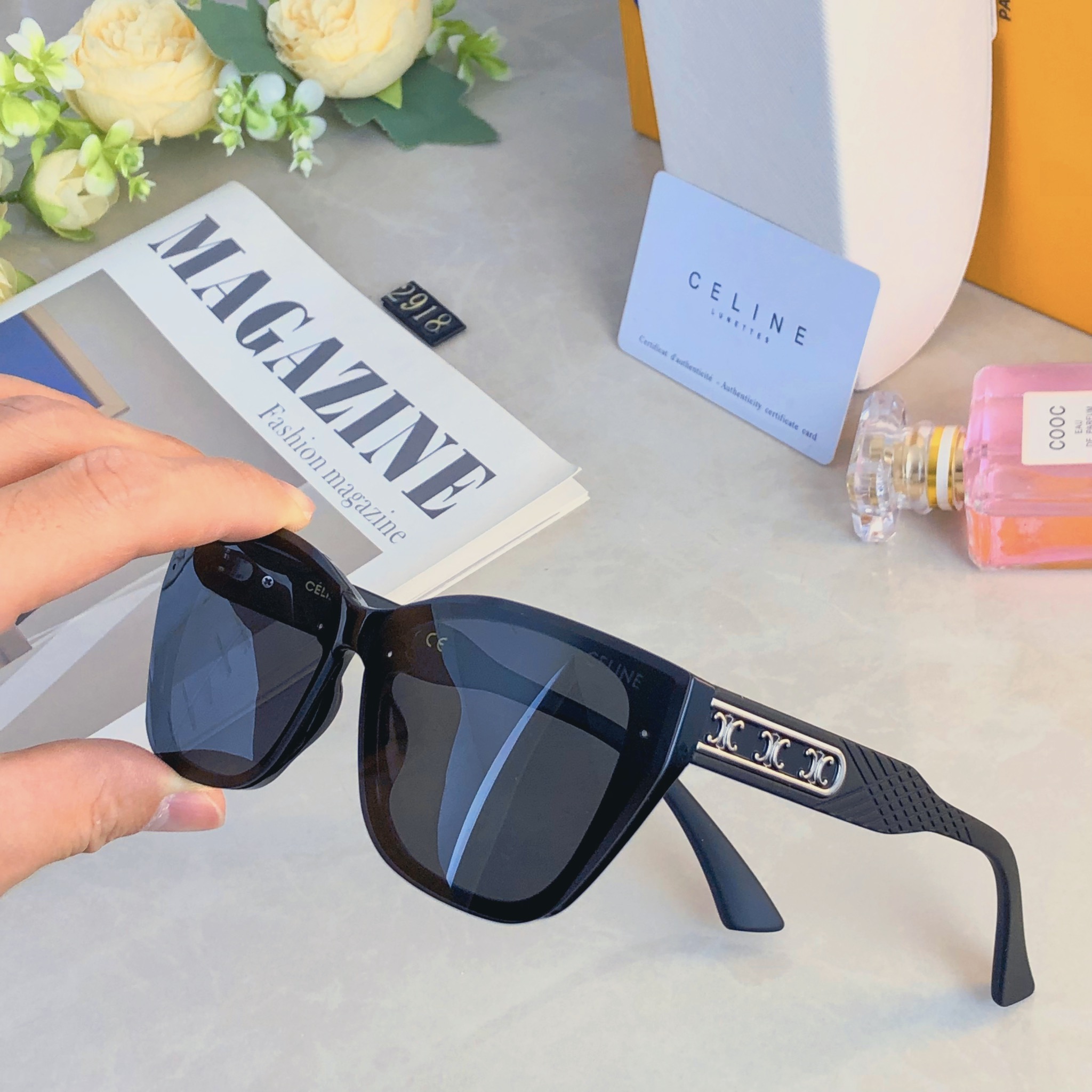 。。Celin*2026年新款复古百搭方框高级感防紫外线防晒