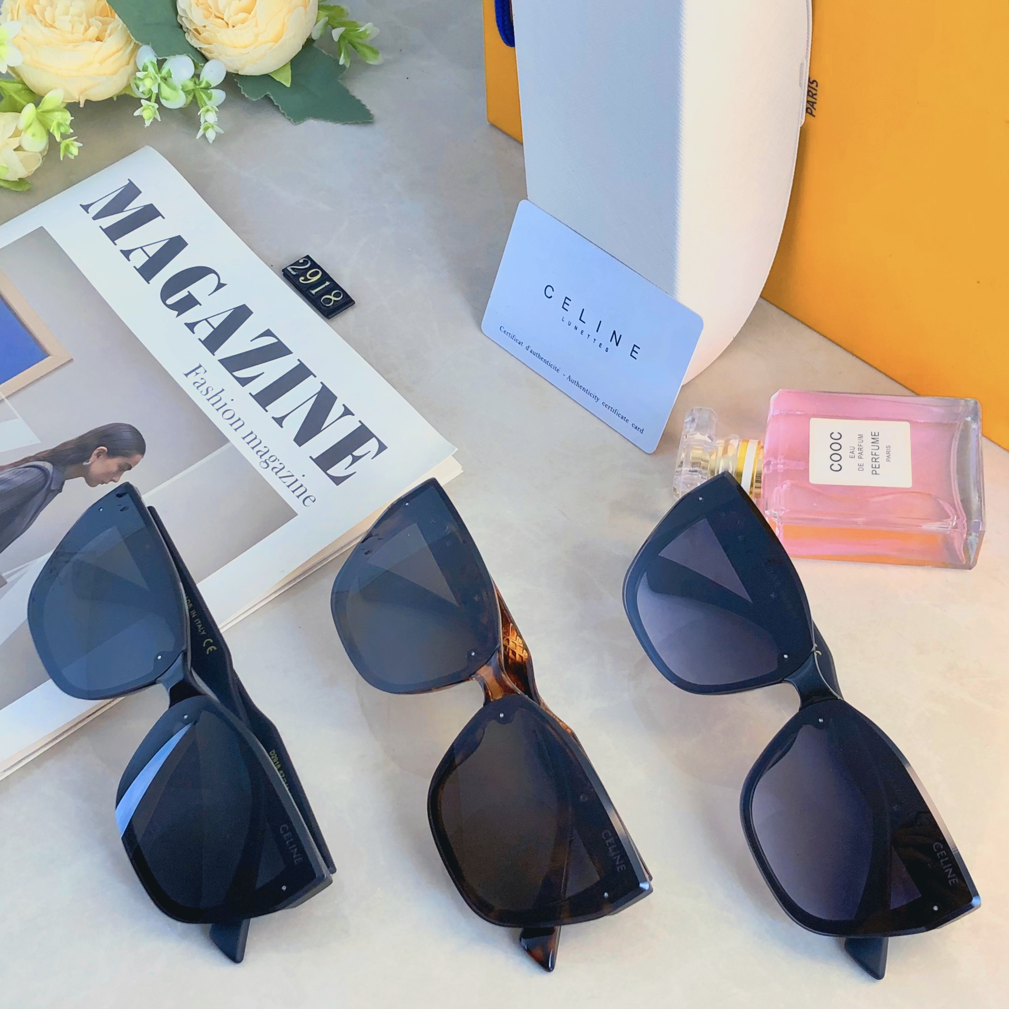 。。Celin*2026年新款复古百搭方框高级感防紫外线防晒