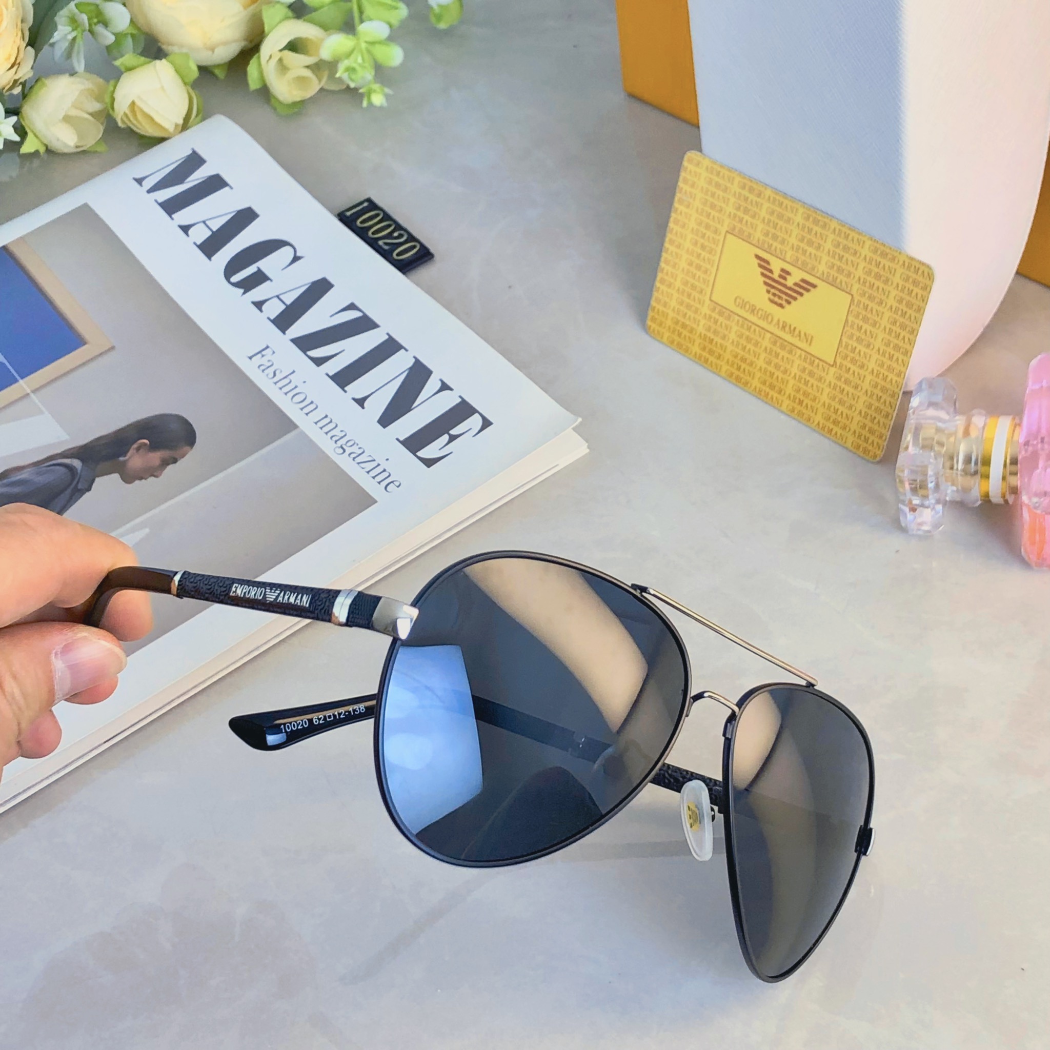 。。Arman*2026新款偏光太阳镜男士时尚金属框墨镜蛤蟆镜户外钓鱼开车驾驶镜