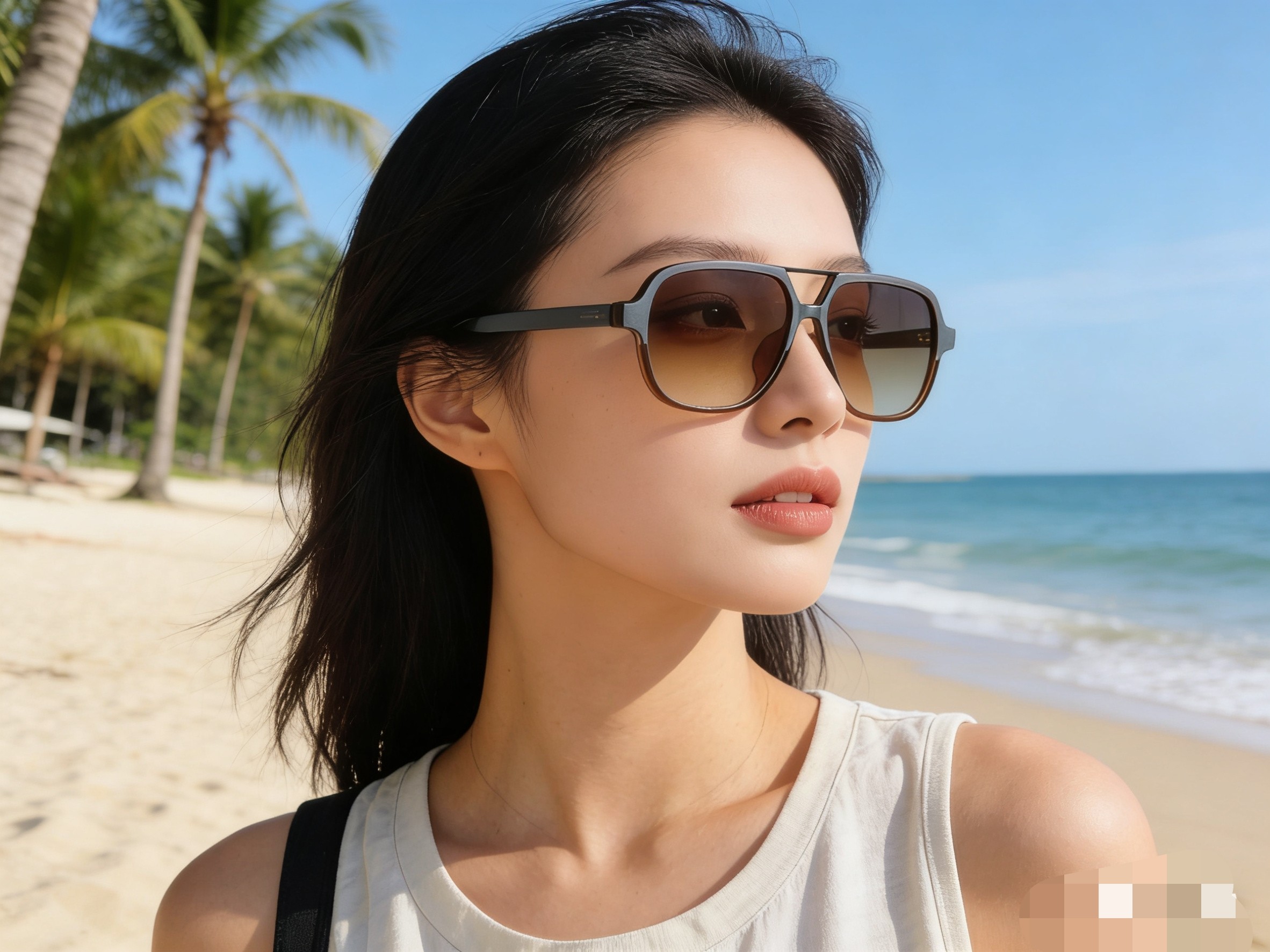 。。Gucc*新款复古蛤蟆镜玳瑁色太阳眼镜超轻高级感ins百搭男女款防紫外线