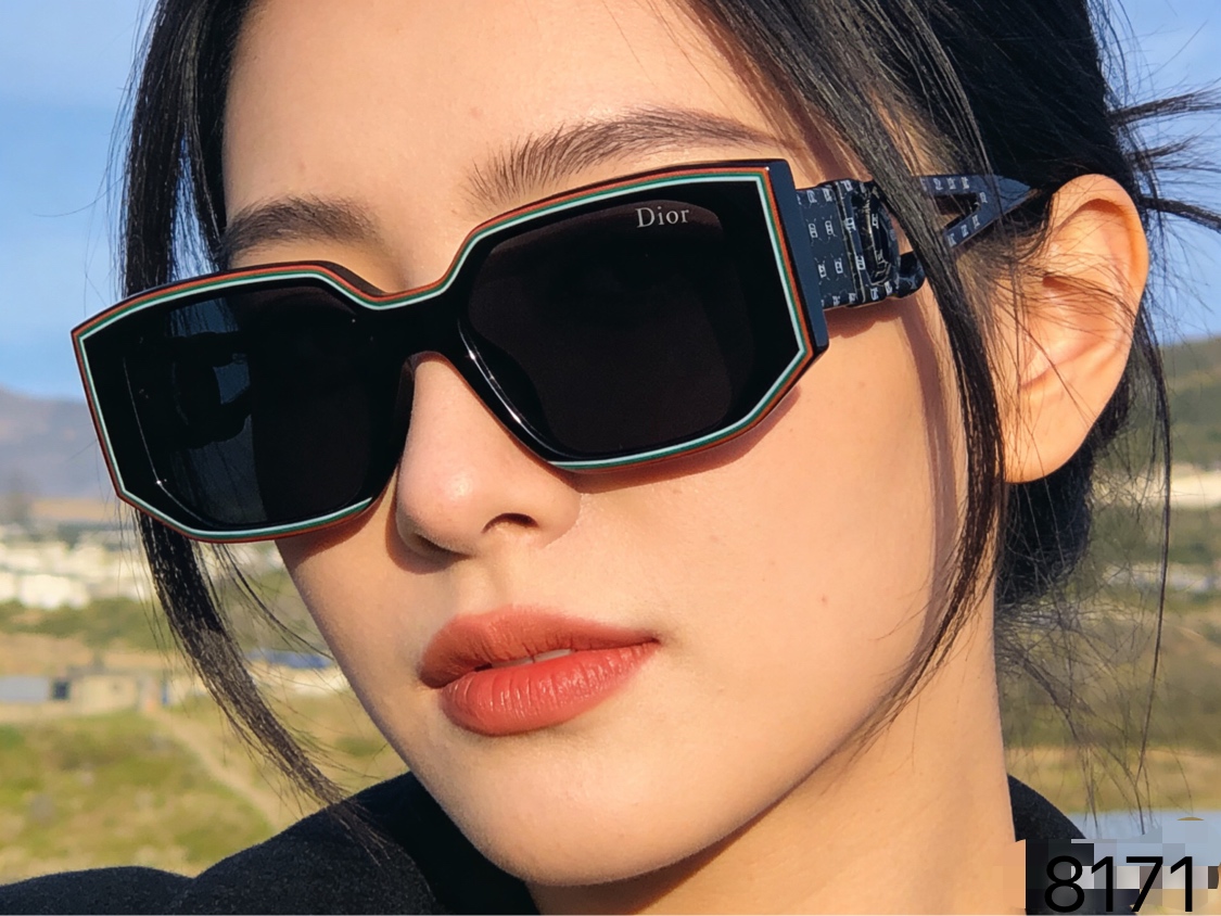 。。Dio*墨镜女黑色高级感个性时尚2026新款网红遮阳防晒度假海边太阳眼镜