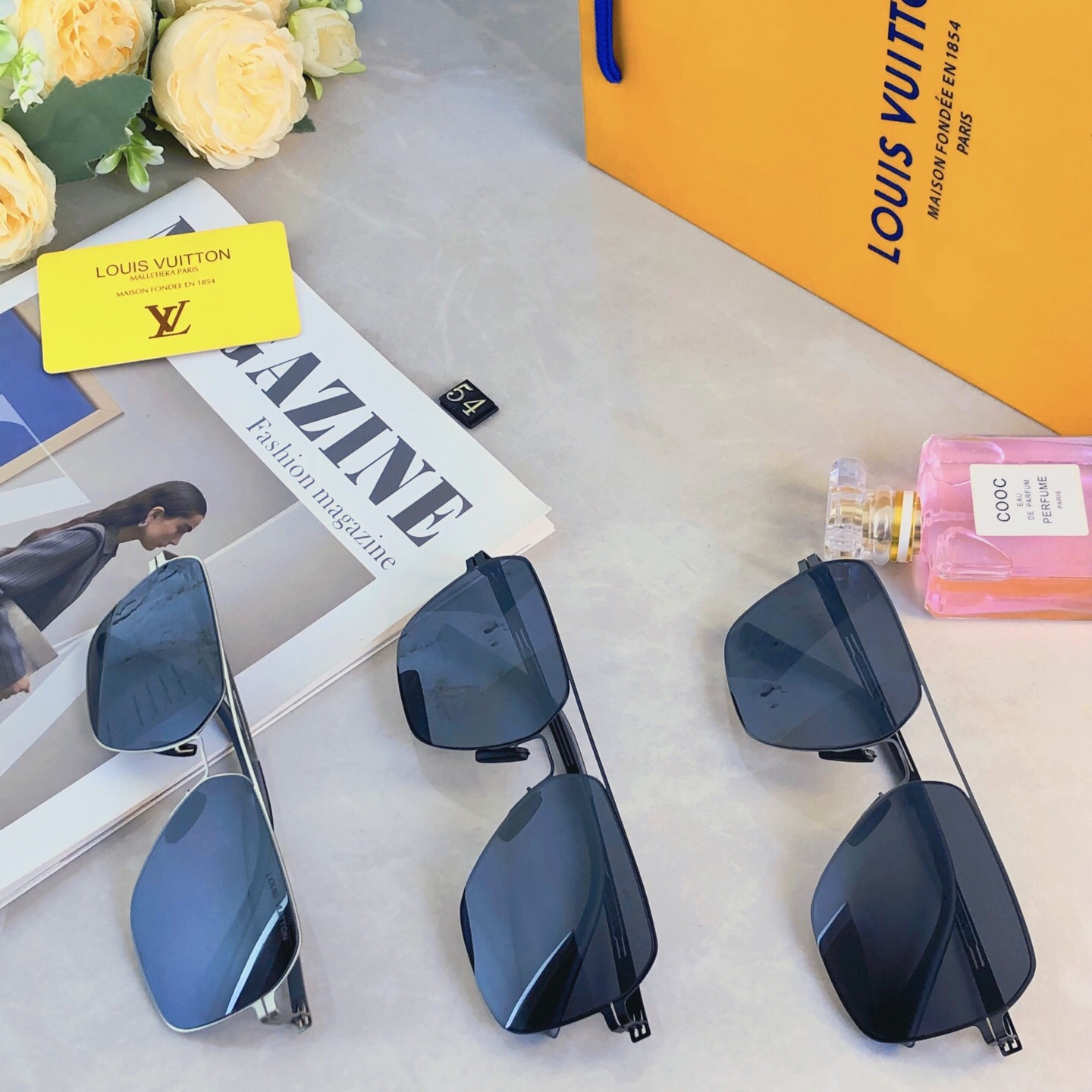 。。Louis vuitto*高清尼龙偏光太阳镜男款高级感驾驶开车专用防晒强光紫外线墨镜